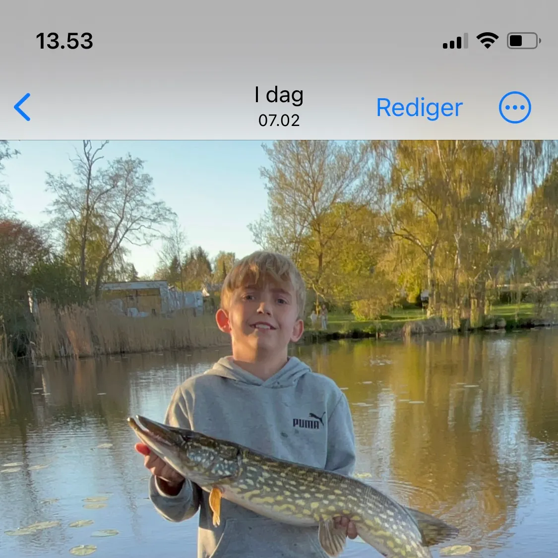 recently logged catches