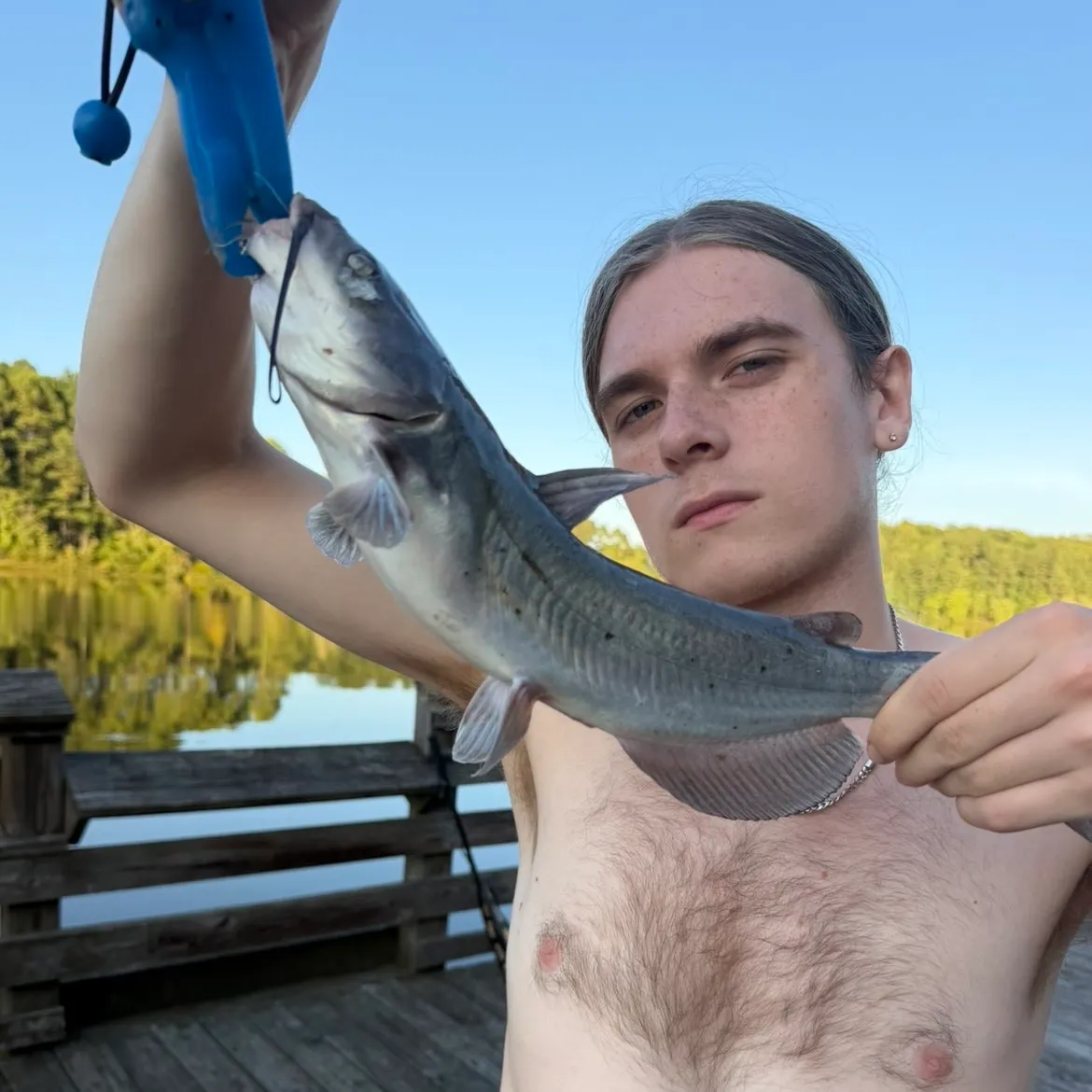 Channel catfish caught on Fishbrain