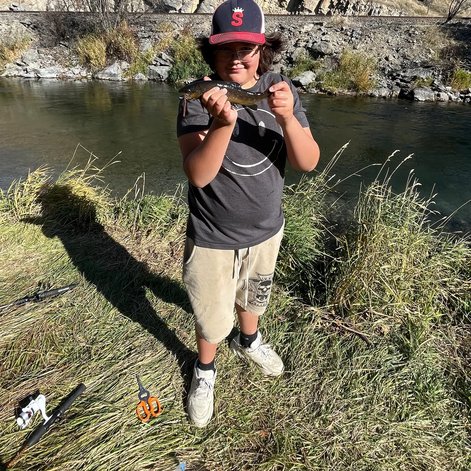 Brown trout caught on Fishbrain