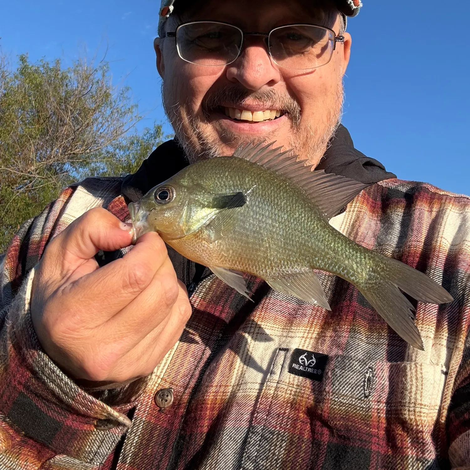 Redbreast sunfish caught on Fishbrain