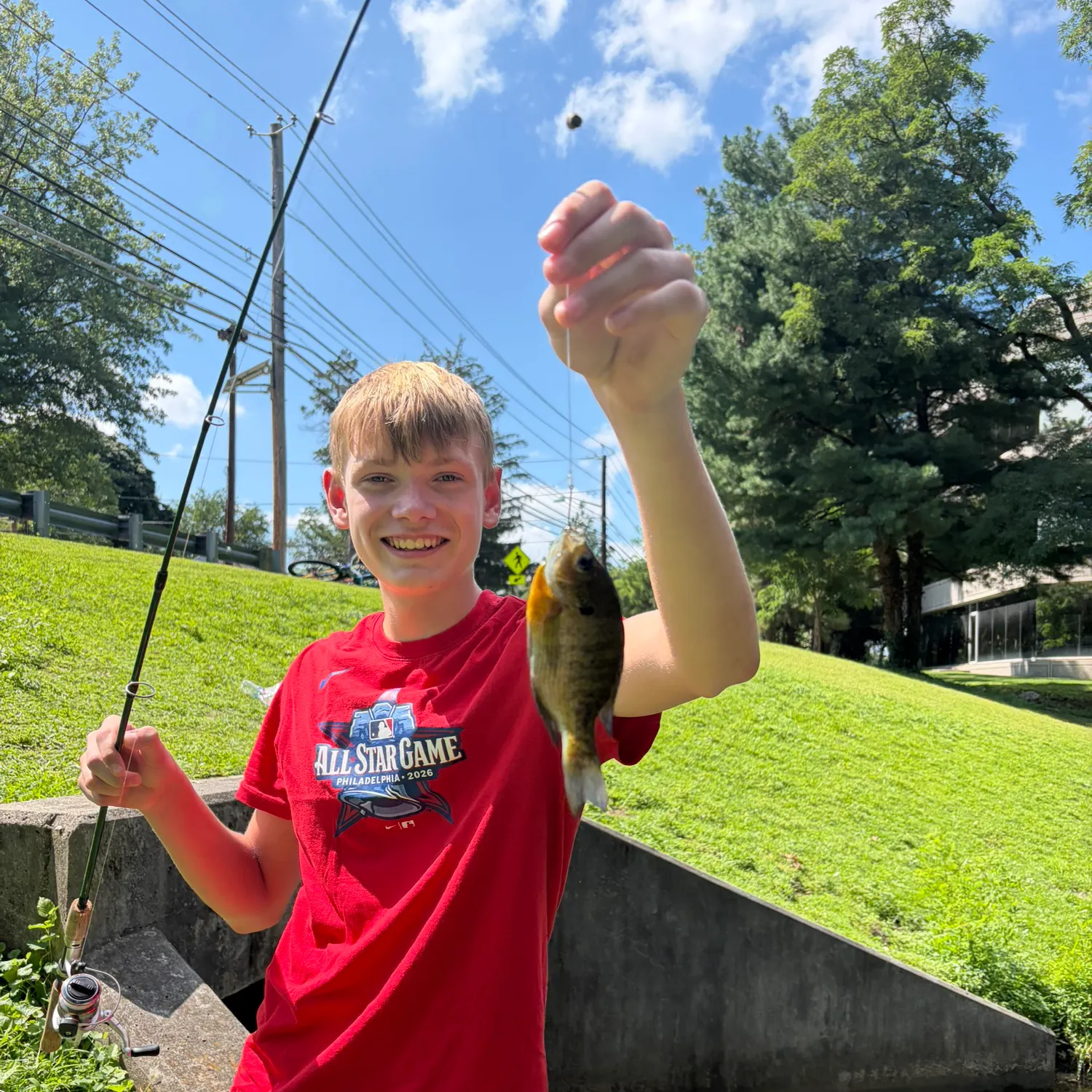 Bluegill caught on Fishbrain