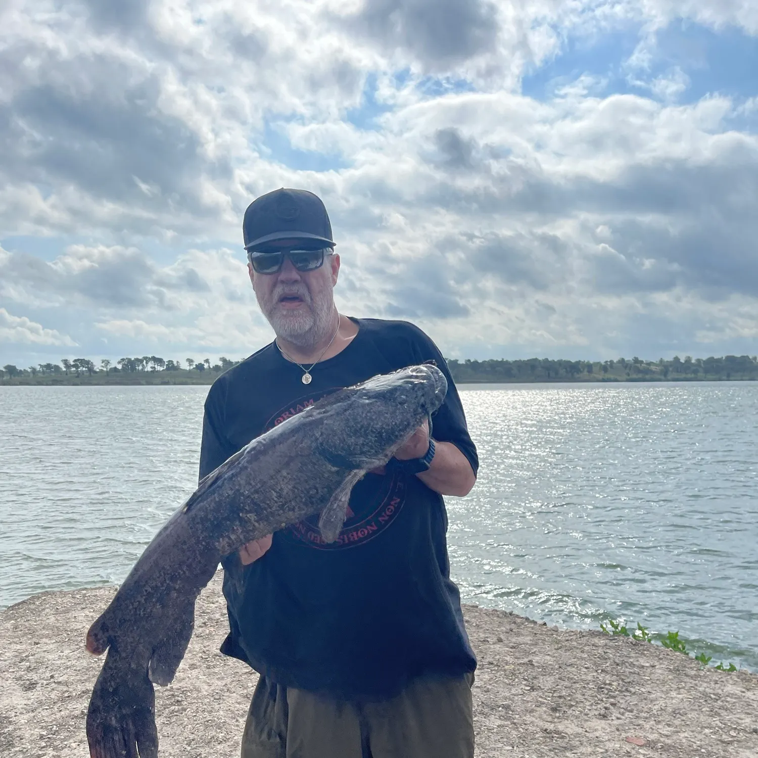 Flathead catfish caught on Fishbrain