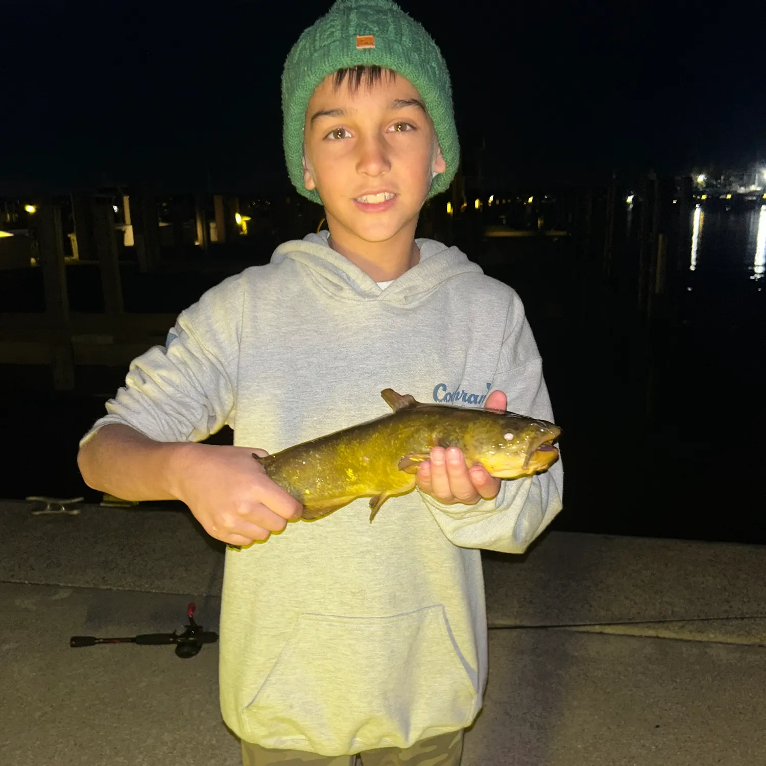 Channel catfish caught on Fishbrain