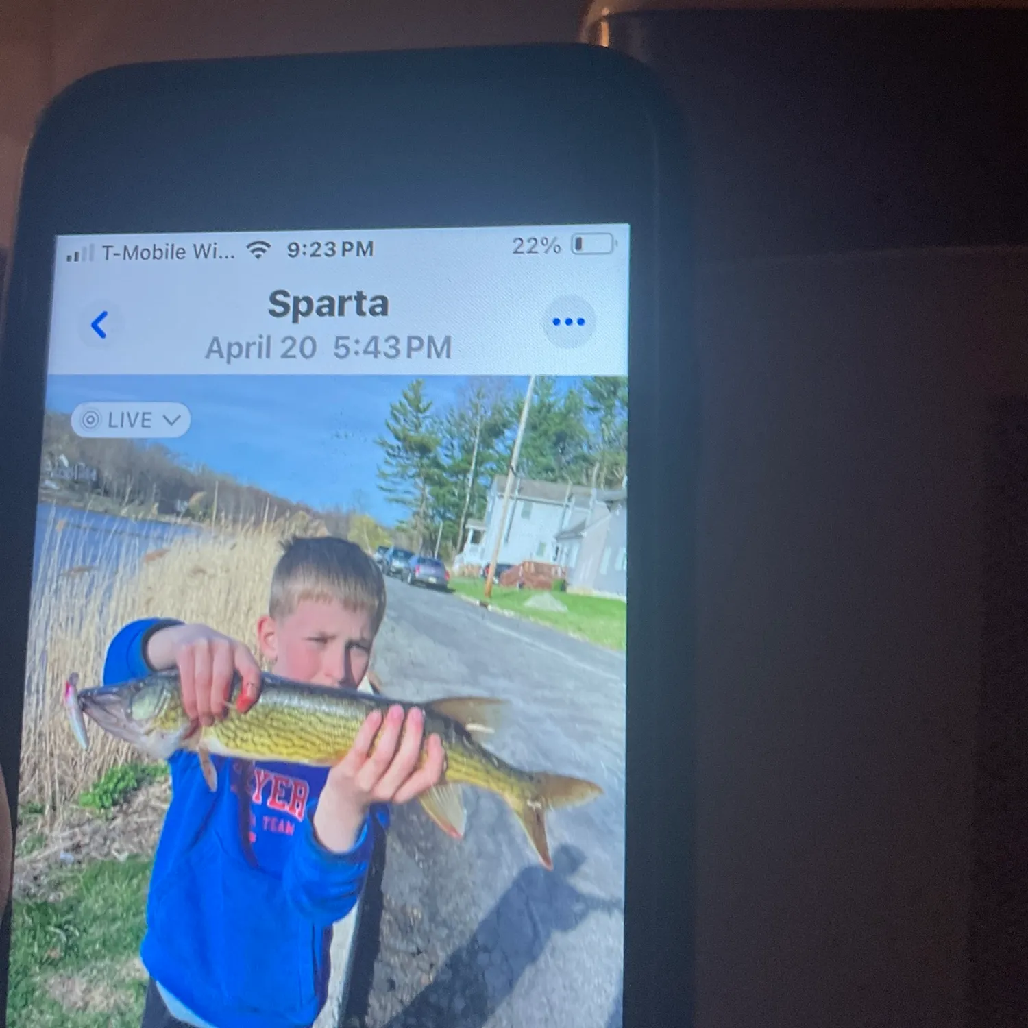 recently logged catches