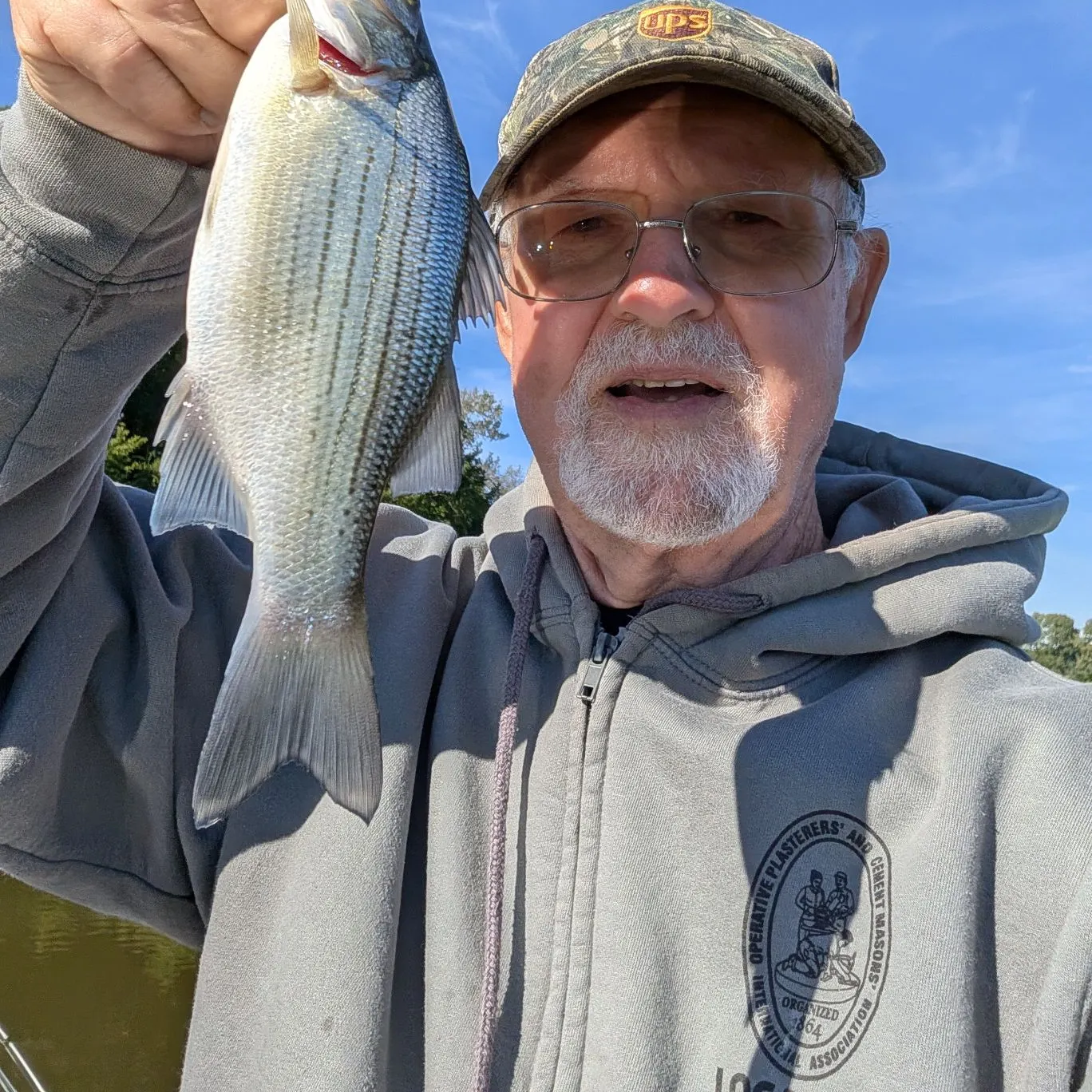 White bass caught on Fishbrain