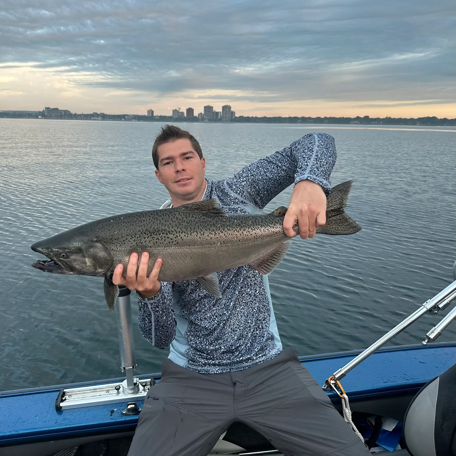 Chinook salmon caught on Fishbrain