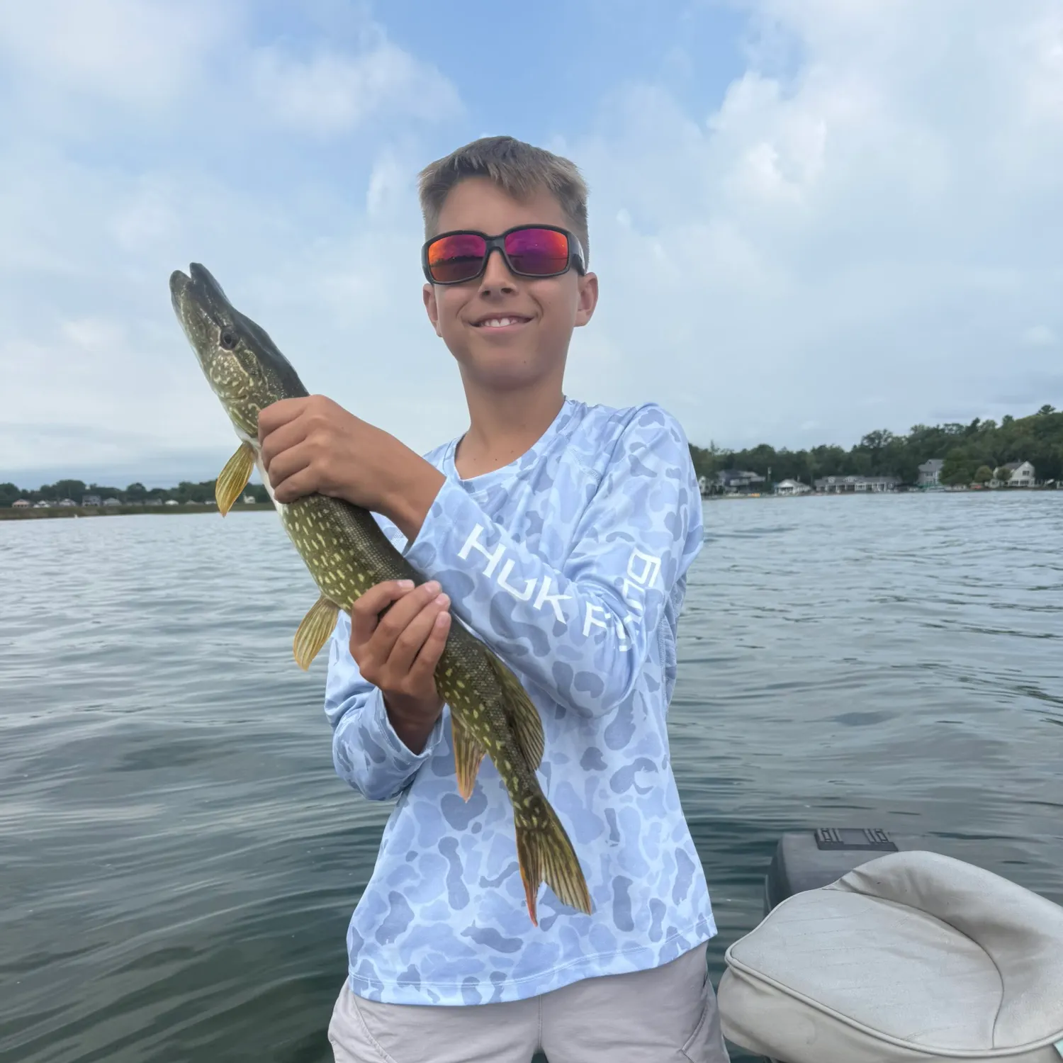 Northern pike caught on Fishbrain