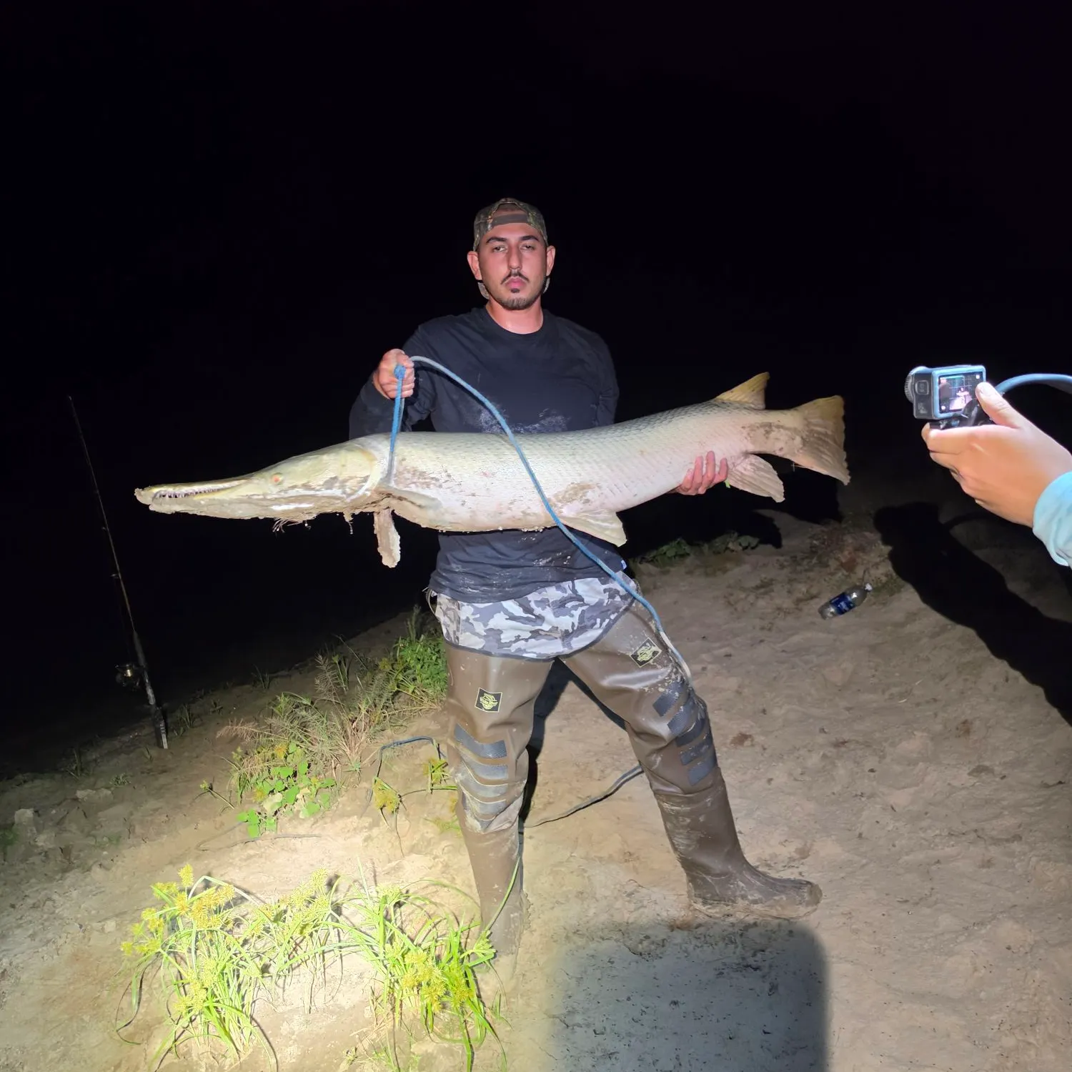 Alligator gar caught on Fishbrain