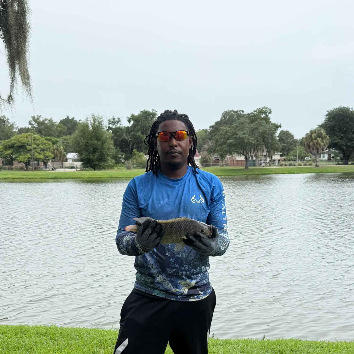 Nile tilapia caught on Fishbrain