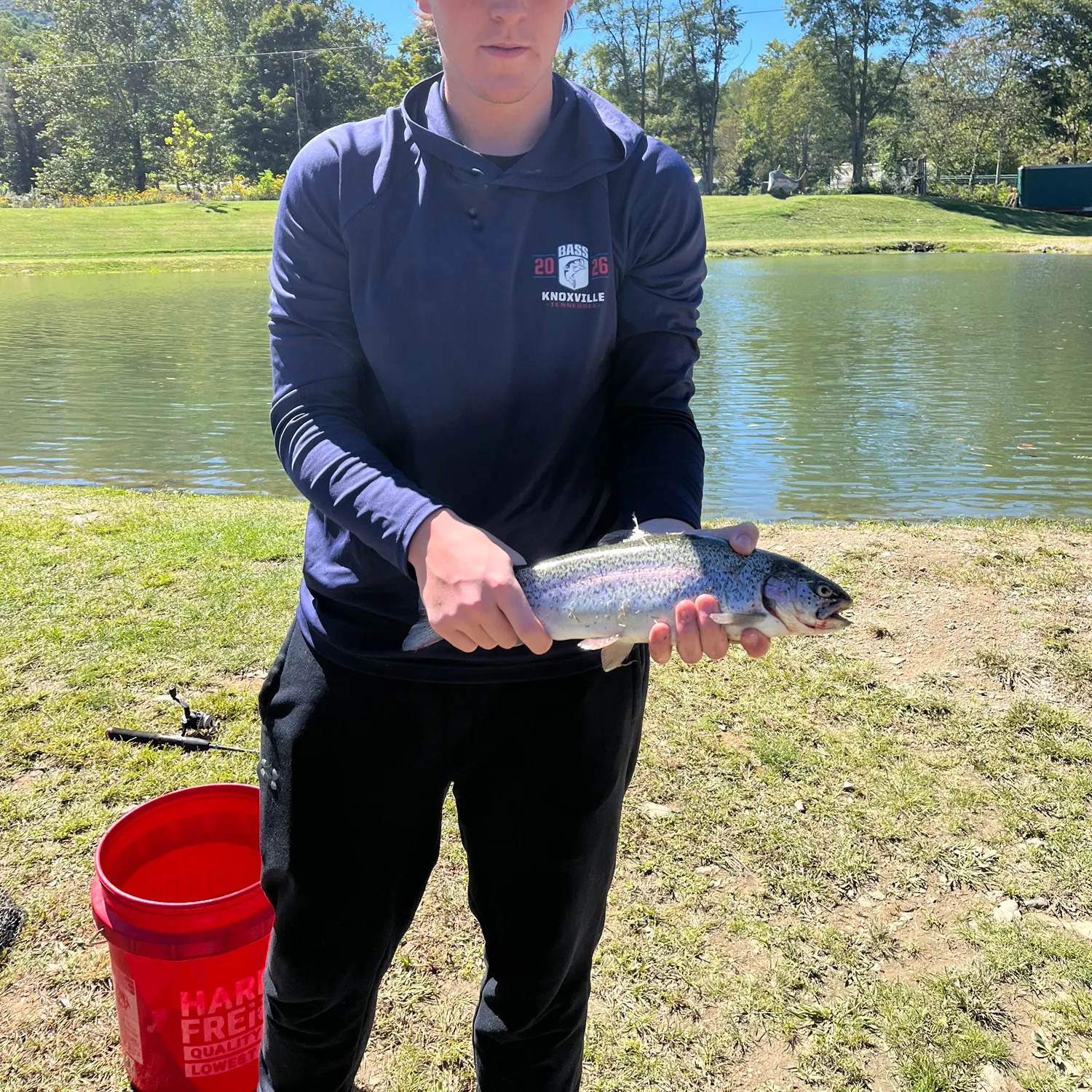 Rainbow trout caught on Fishbrain