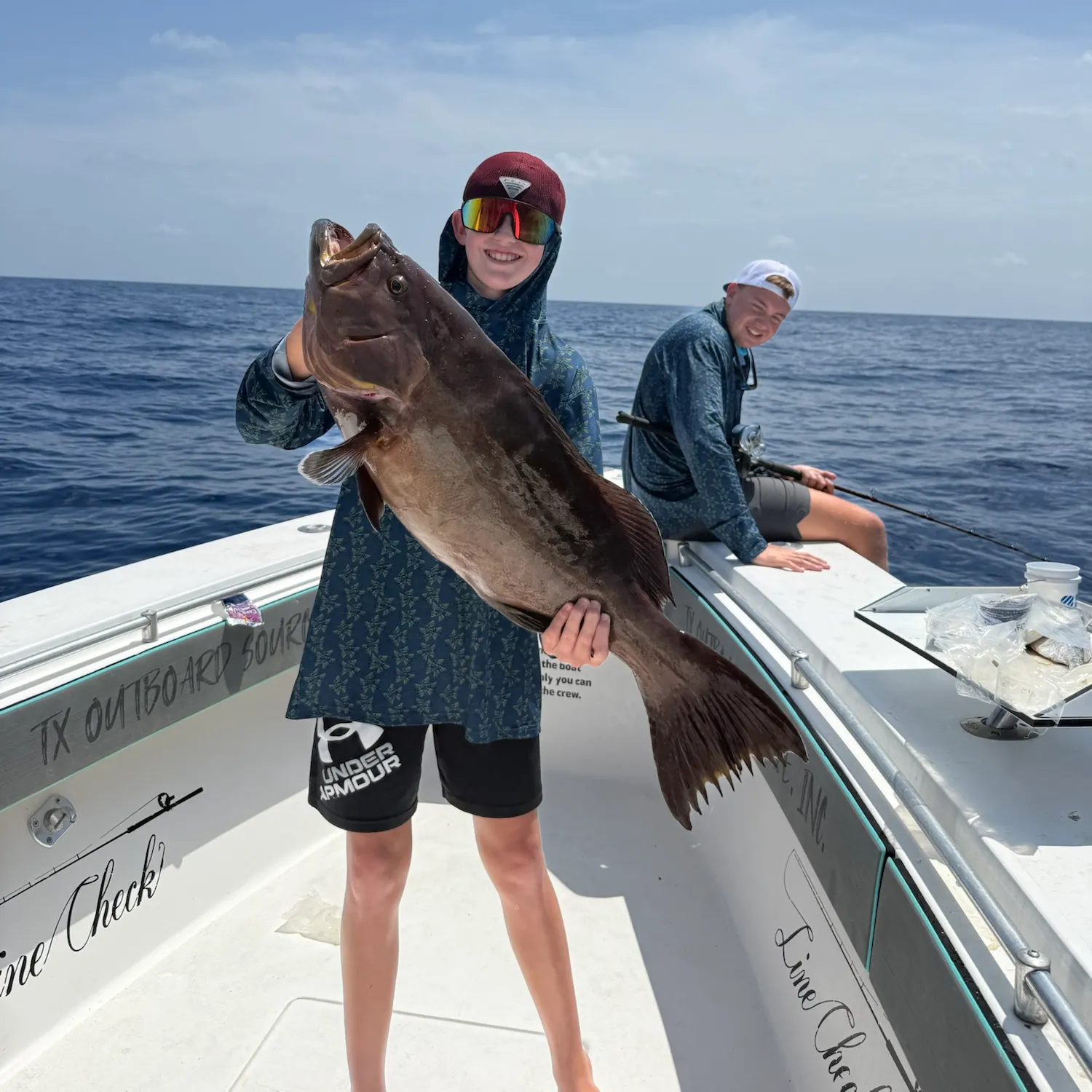 Yellowmouth grouper caught on Fishbrain