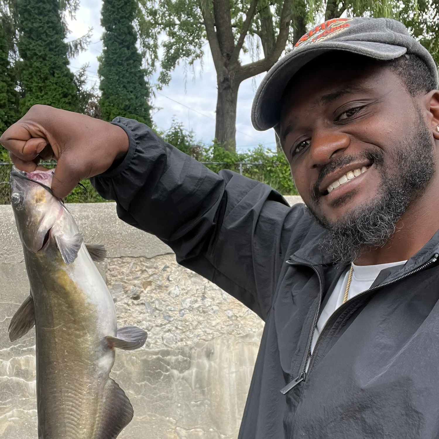 Channel catfish caught on Fishbrain