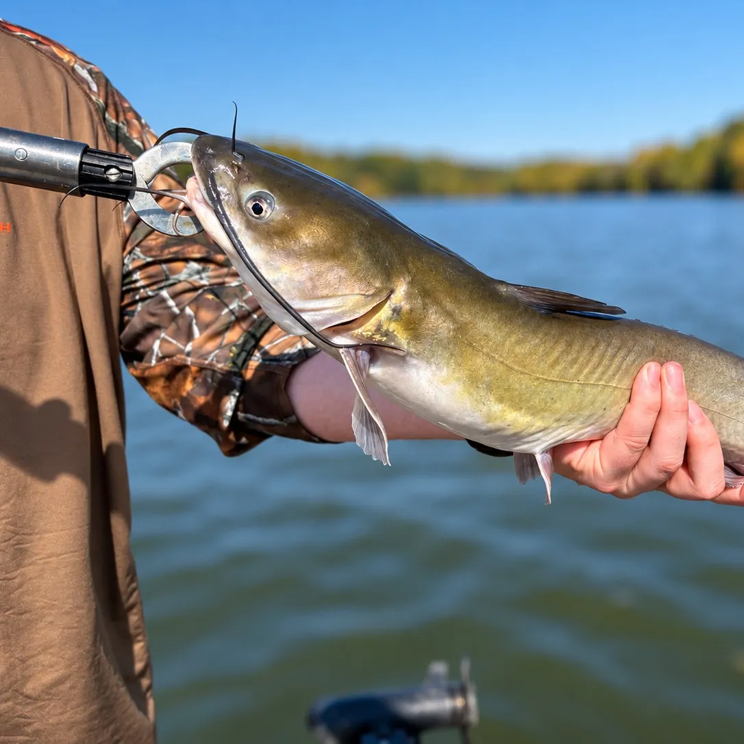 Channel catfish caught on Fishbrain