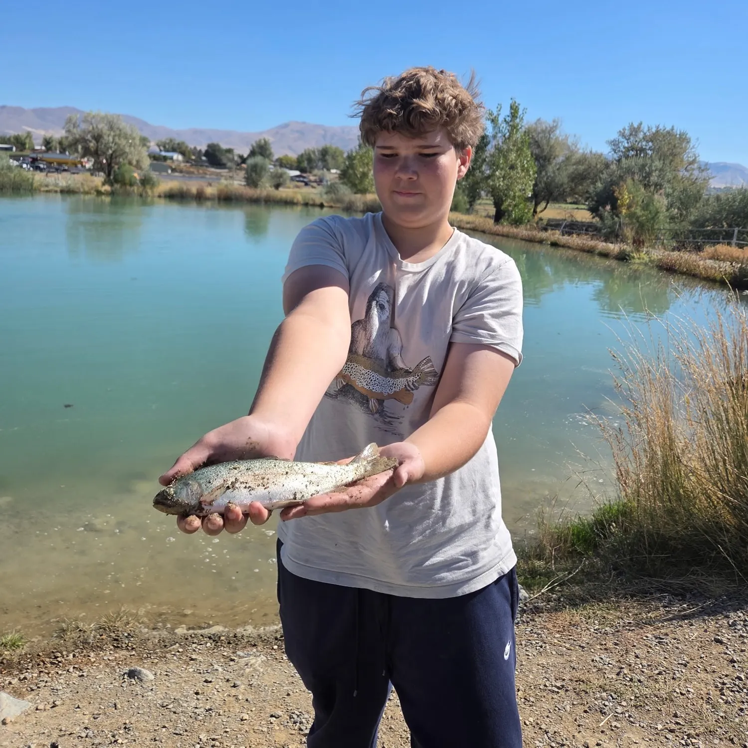 Rainbow trout caught on Fishbrain