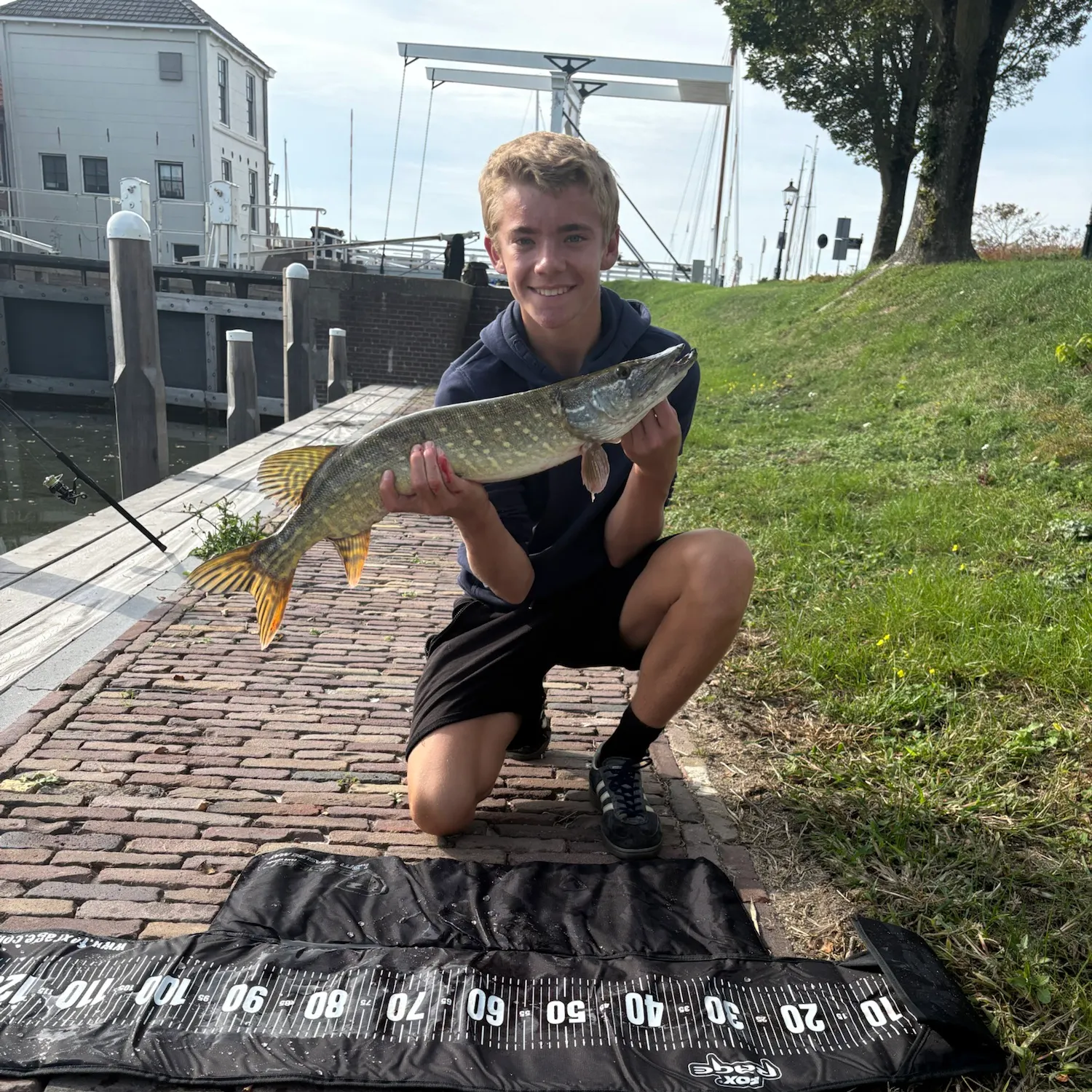 Northern pike caught on Fishbrain