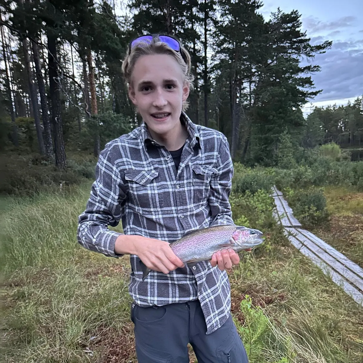 Rainbow trout caught on Fishbrain