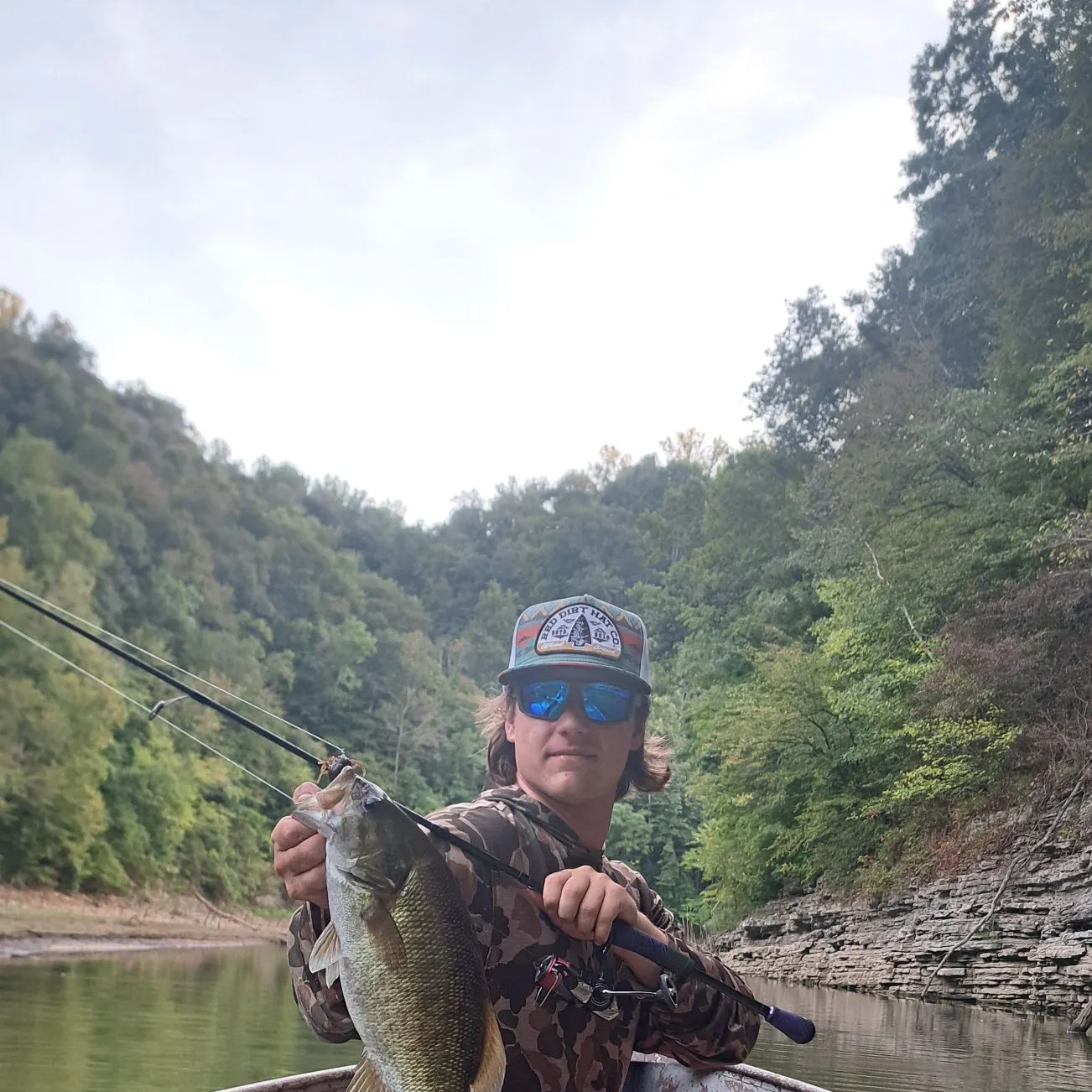 Meanmouth bass caught on Fishbrain