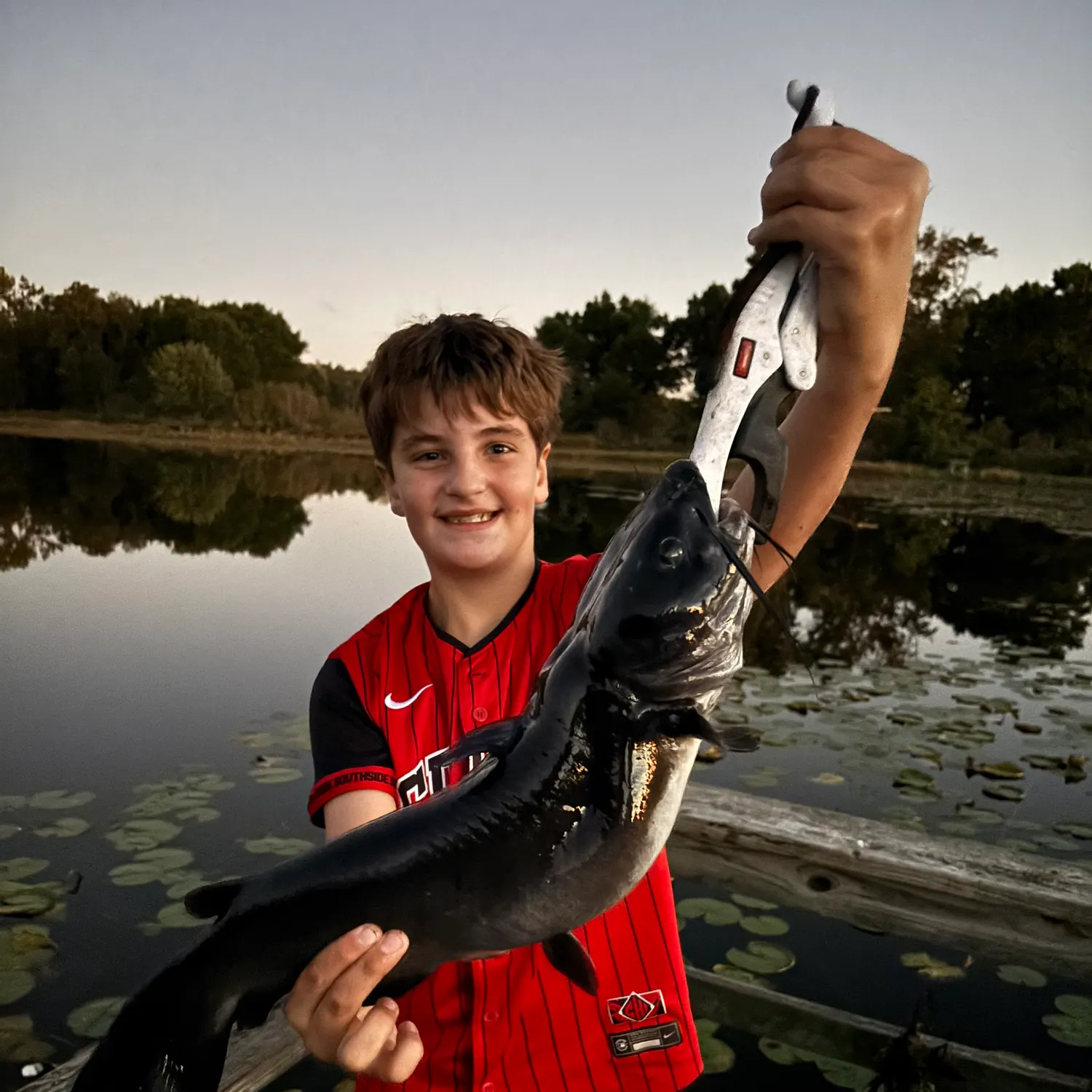 Channel catfish caught on Fishbrain