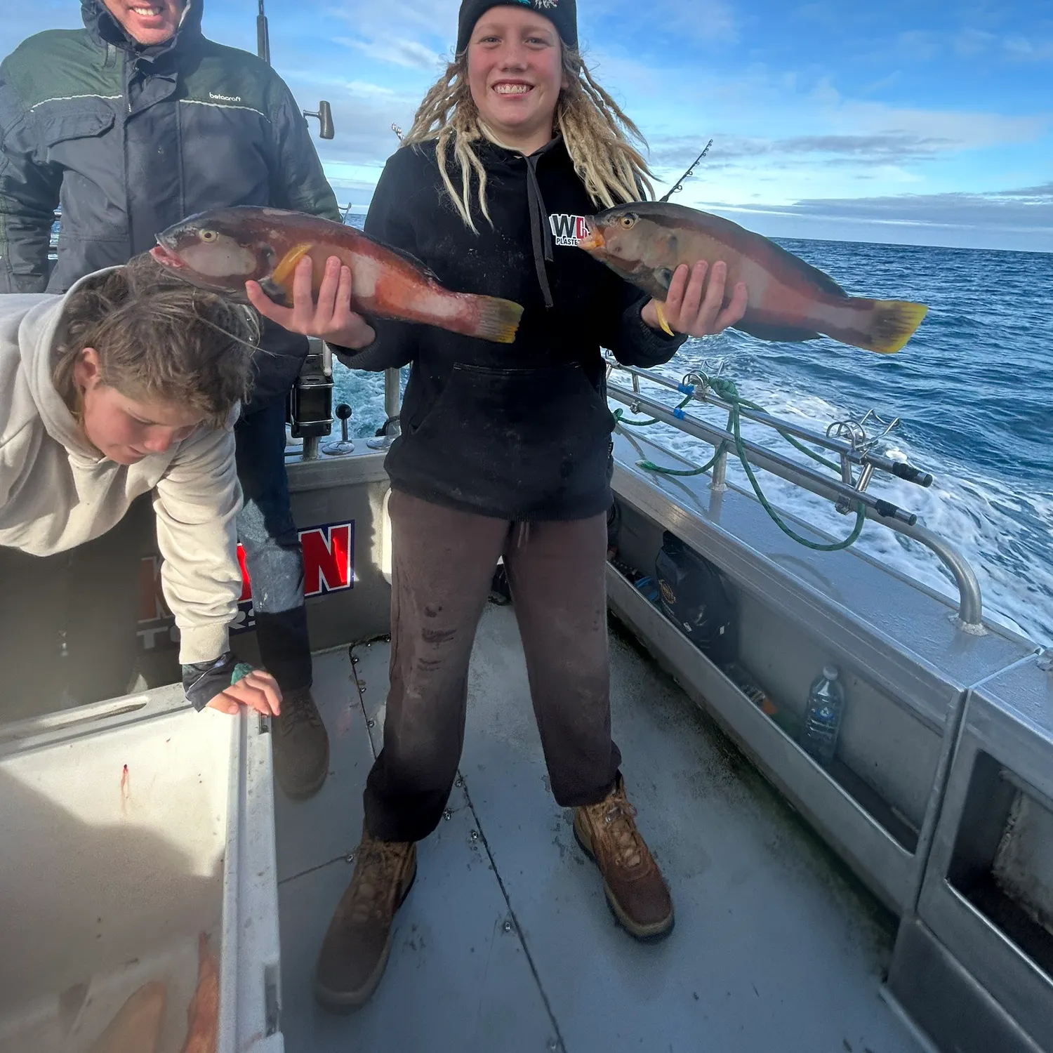 The most recent Blue-throated wrasse catches on Fishbrain