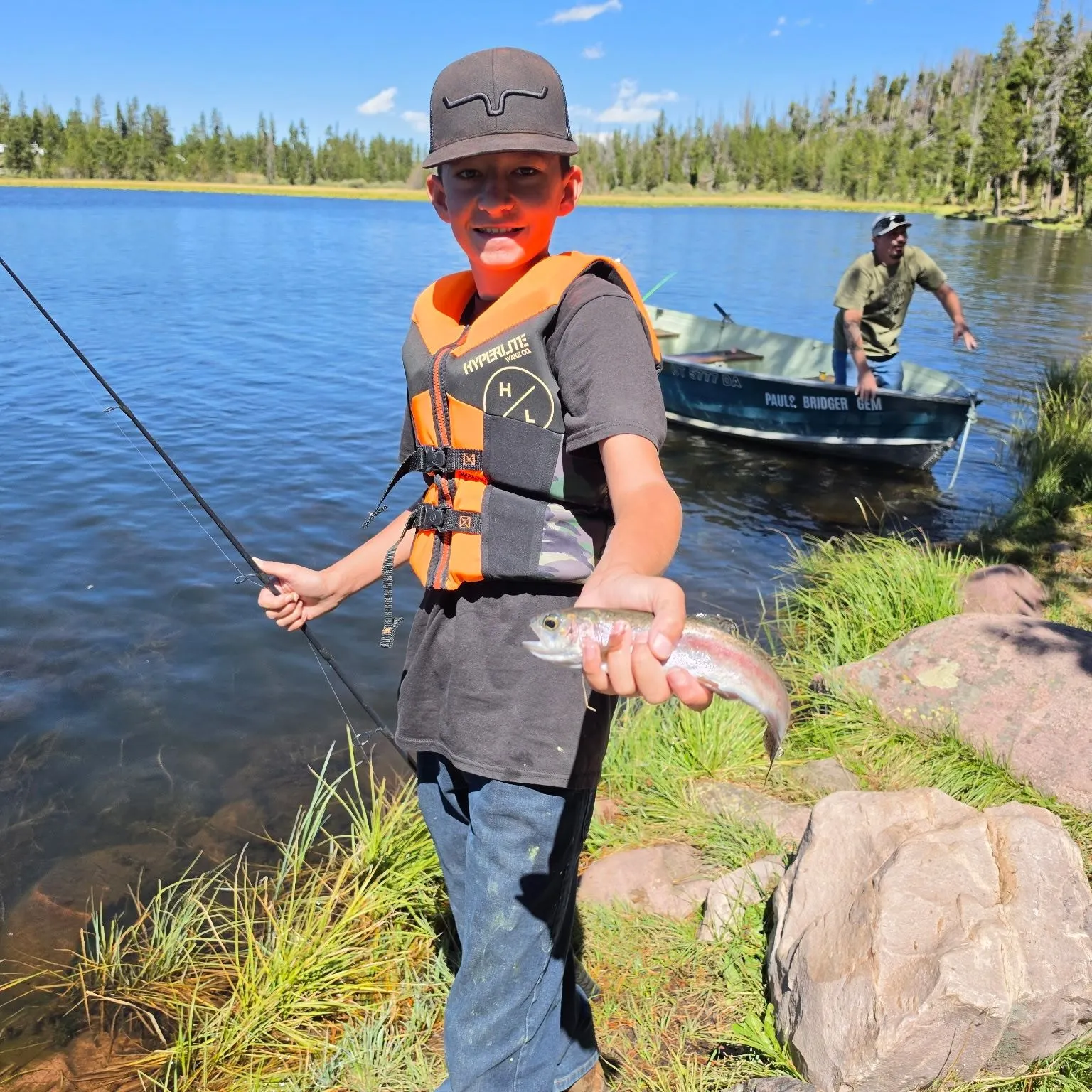 Rainbow trout caught on Fishbrain