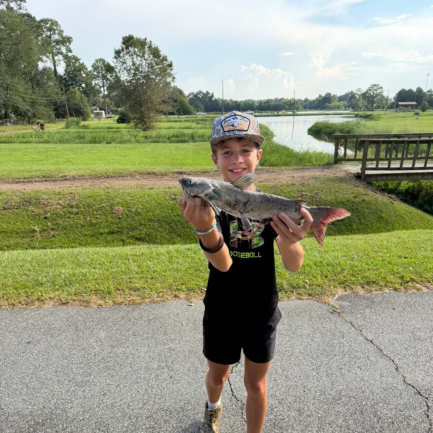 Channel catfish caught on Fishbrain