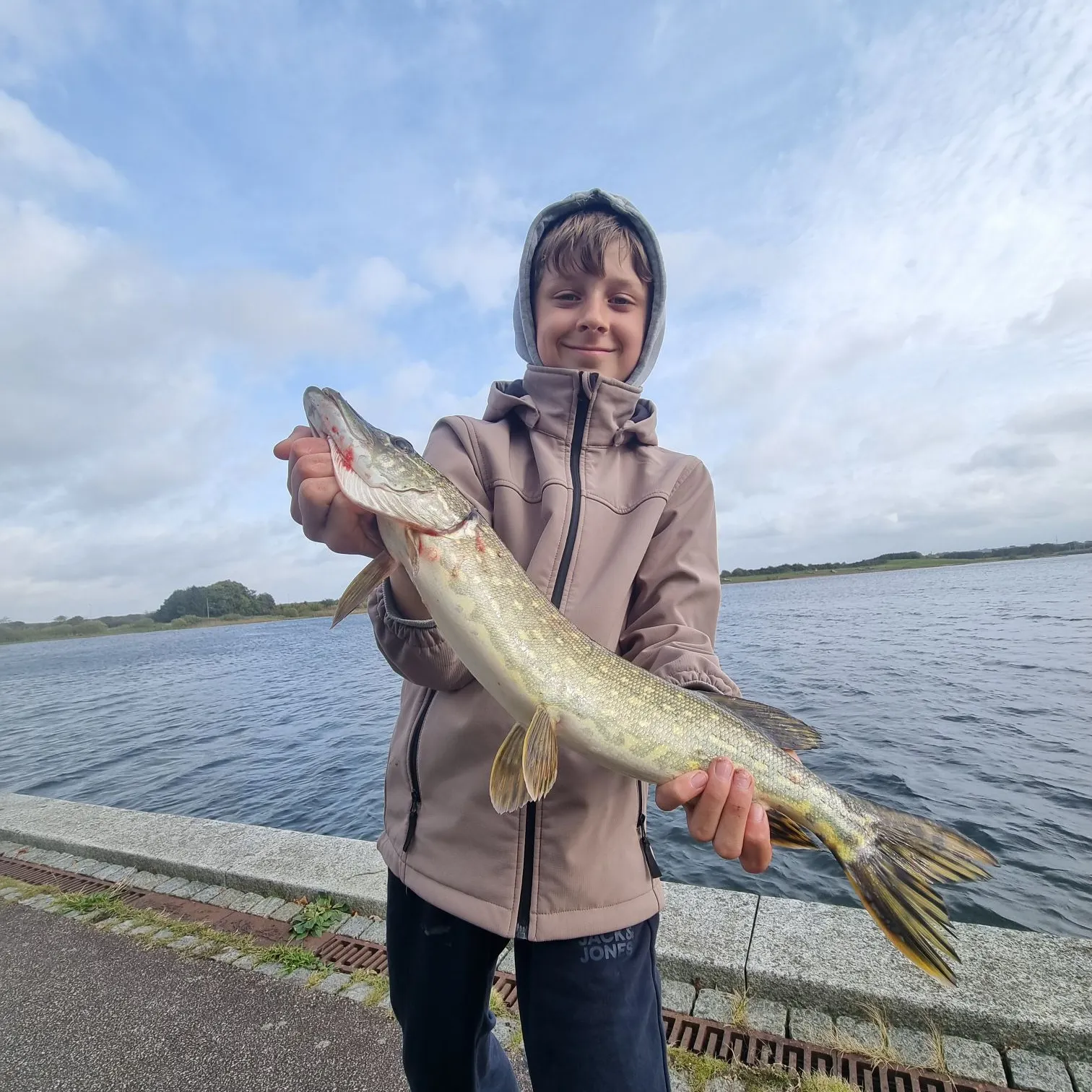 Northern pike caught on Fishbrain