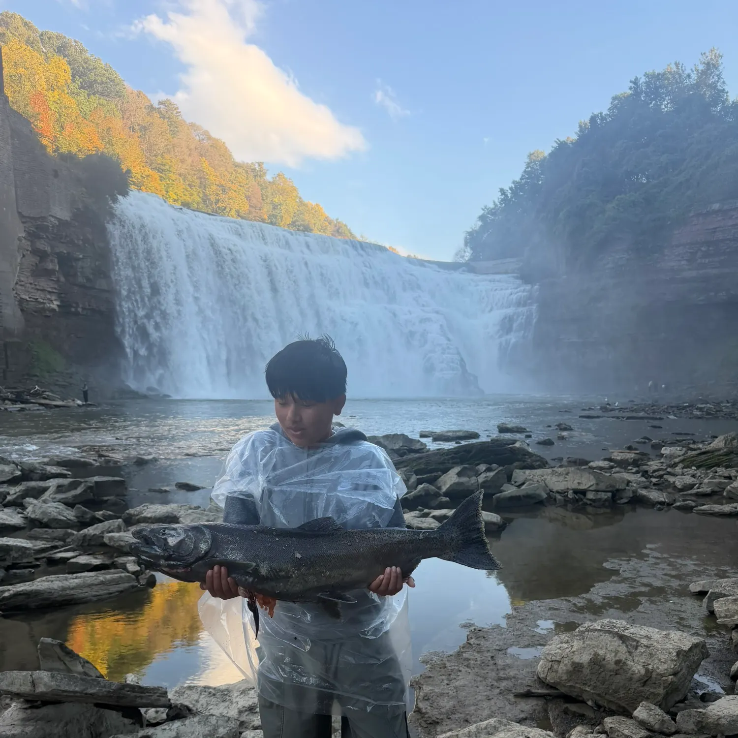 Chinook salmon caught on Fishbrain