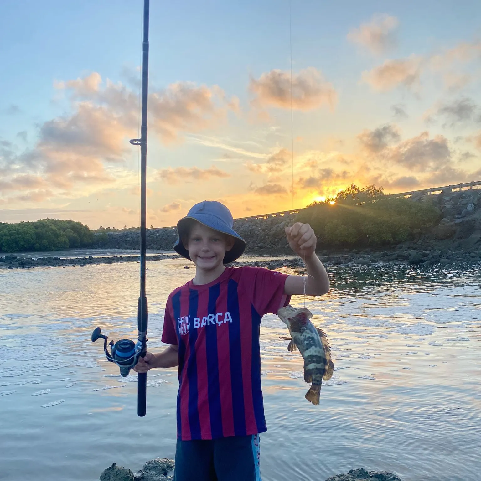 The most recent Orange-spotted grouper catches on Fishbrain