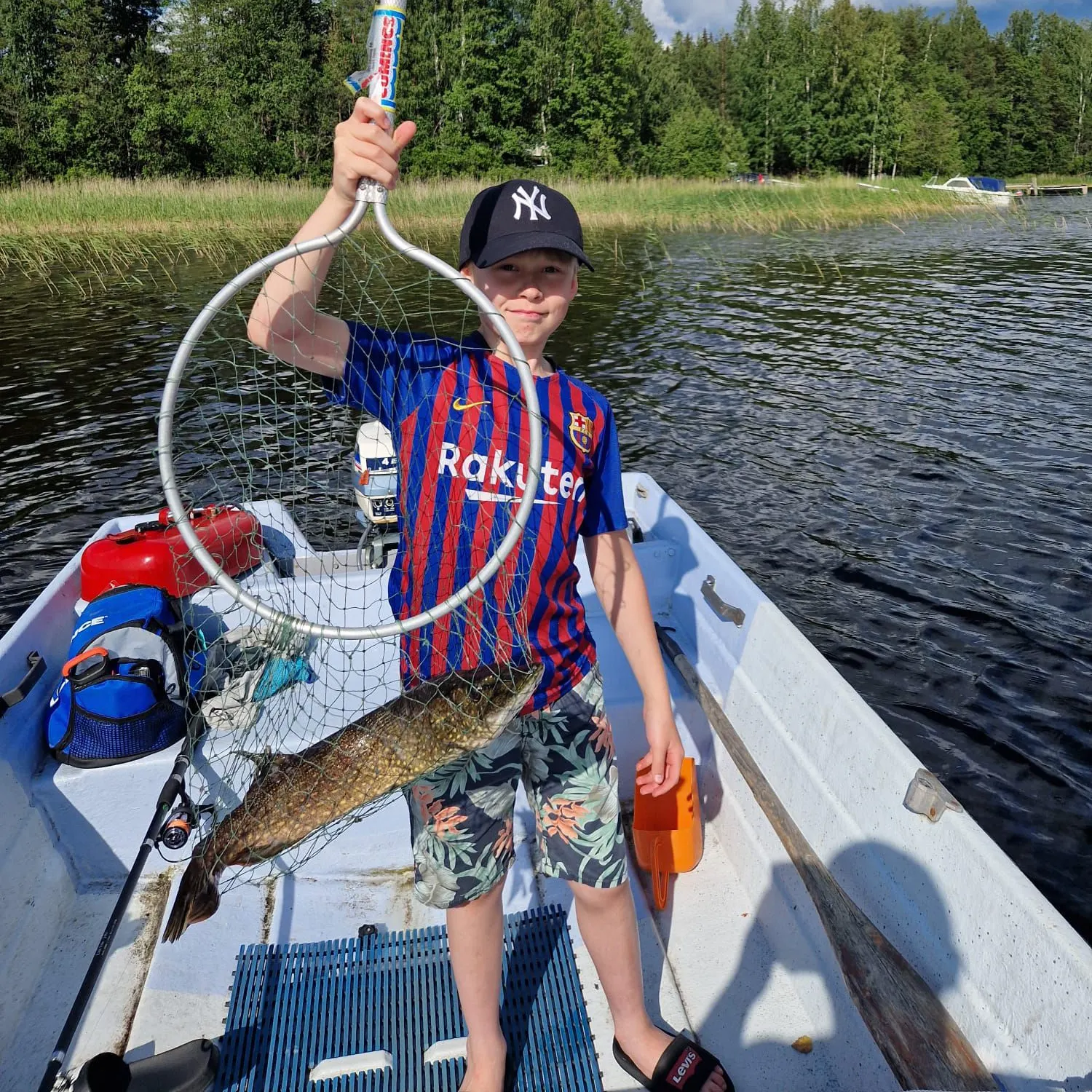 Northern pike caught on Fishbrain