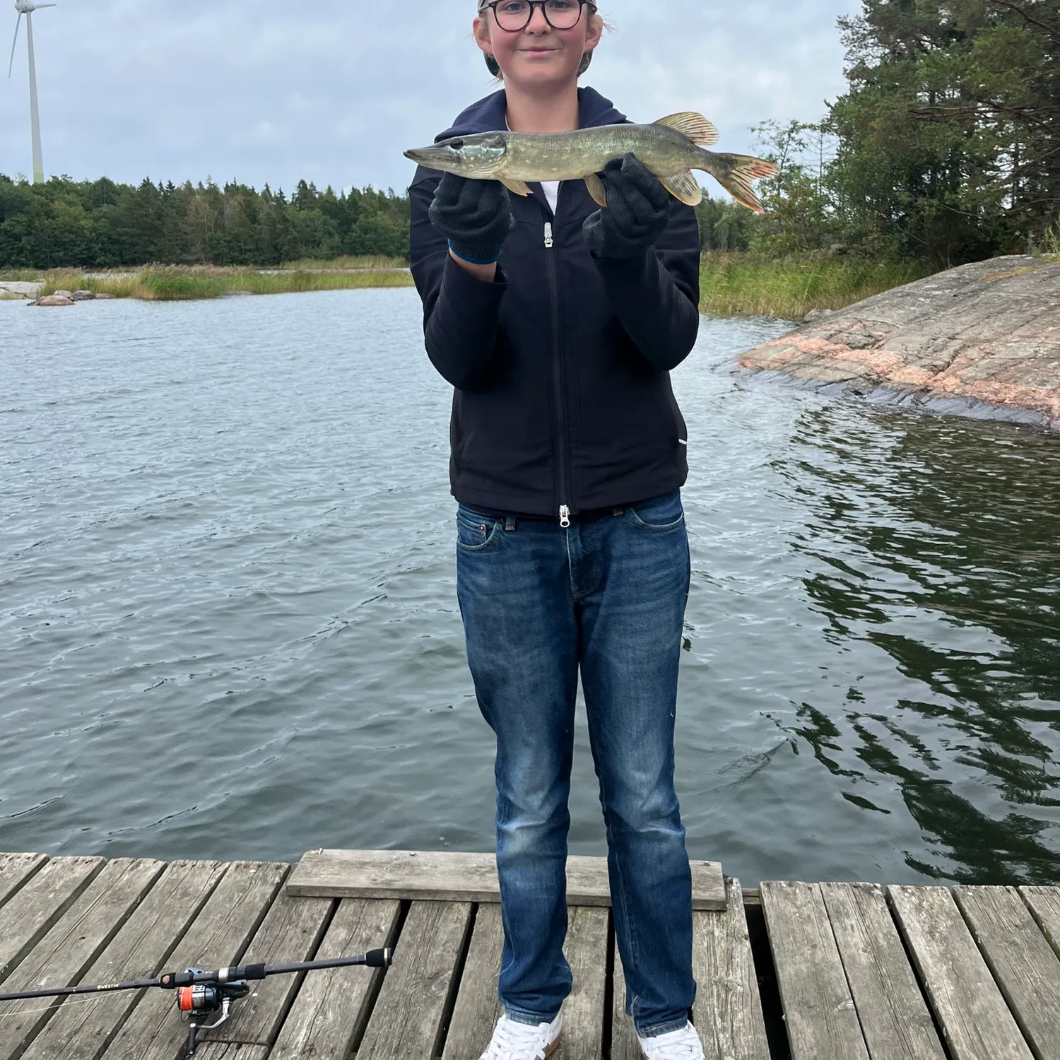Northern pike caught on Fishbrain