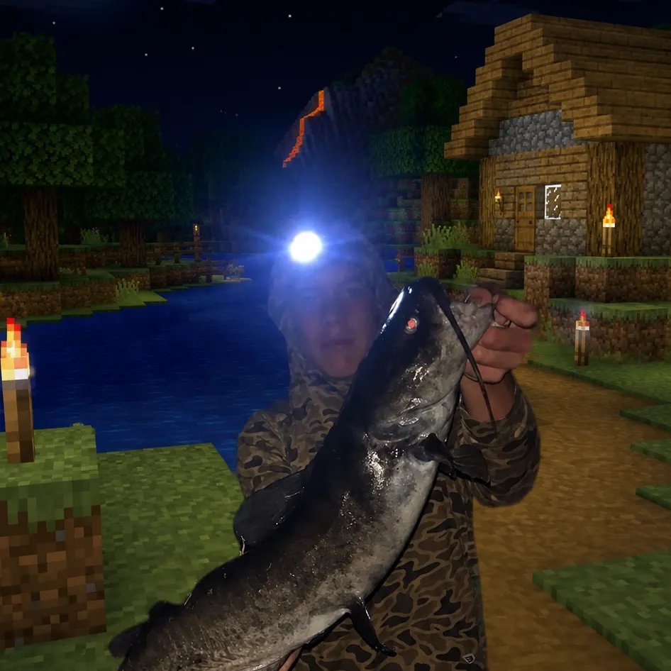 Channel catfish caught on Fishbrain