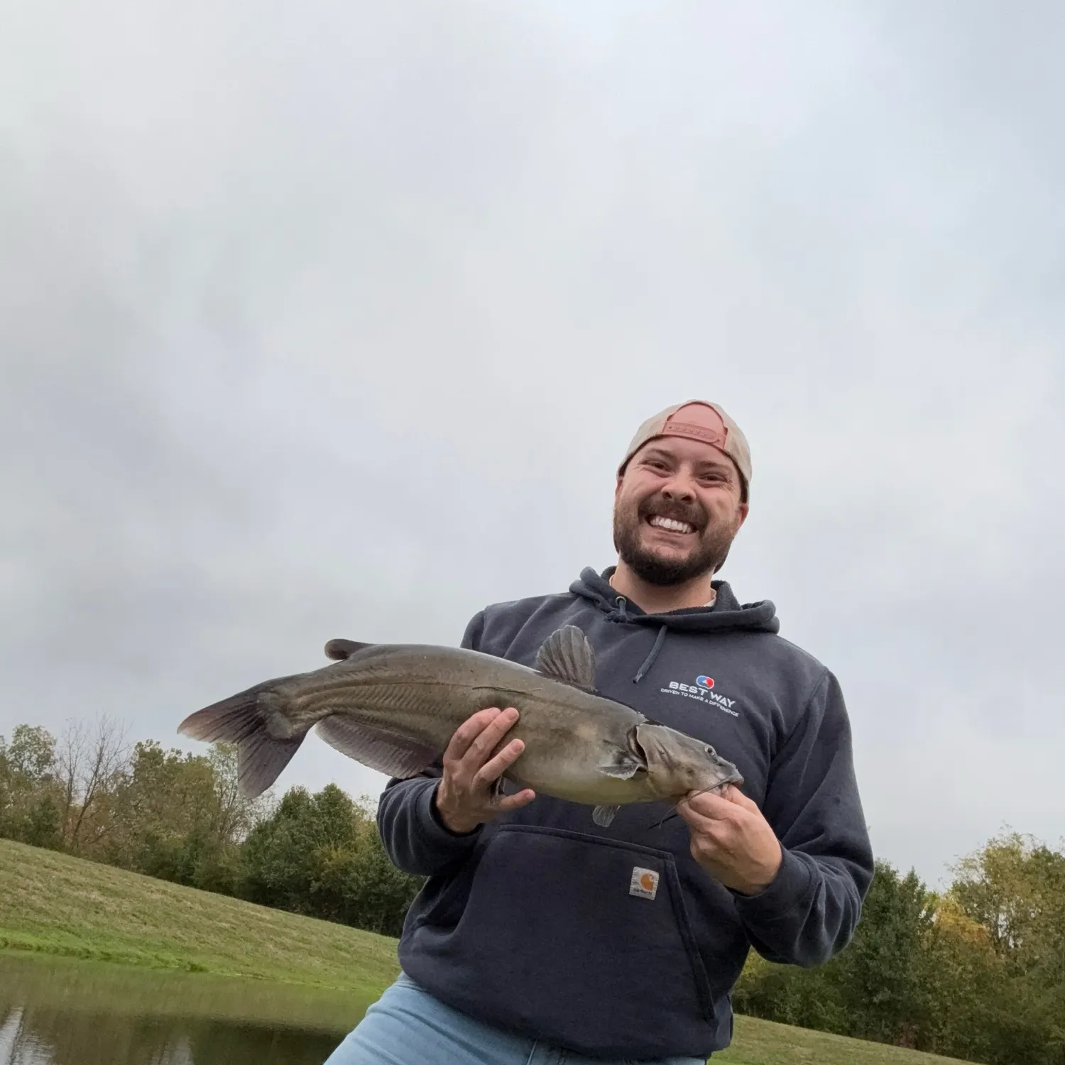 Channel catfish caught on Fishbrain
