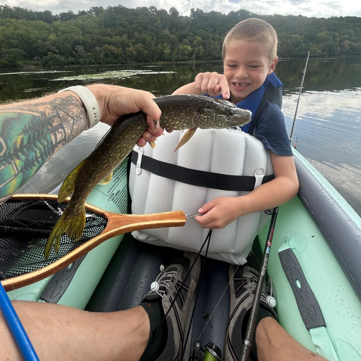 Northern pike caught on Fishbrain