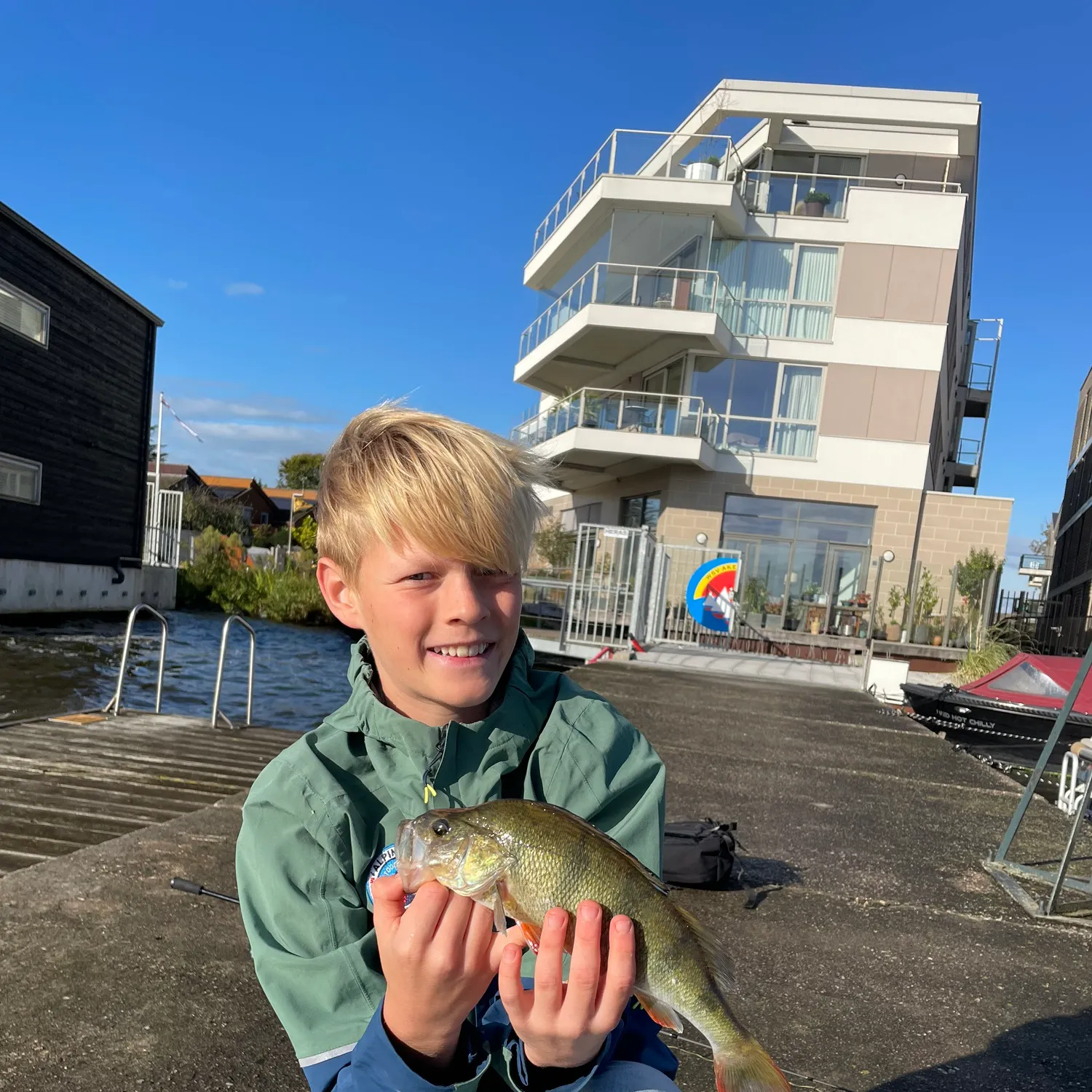European perch caught on Fishbrain