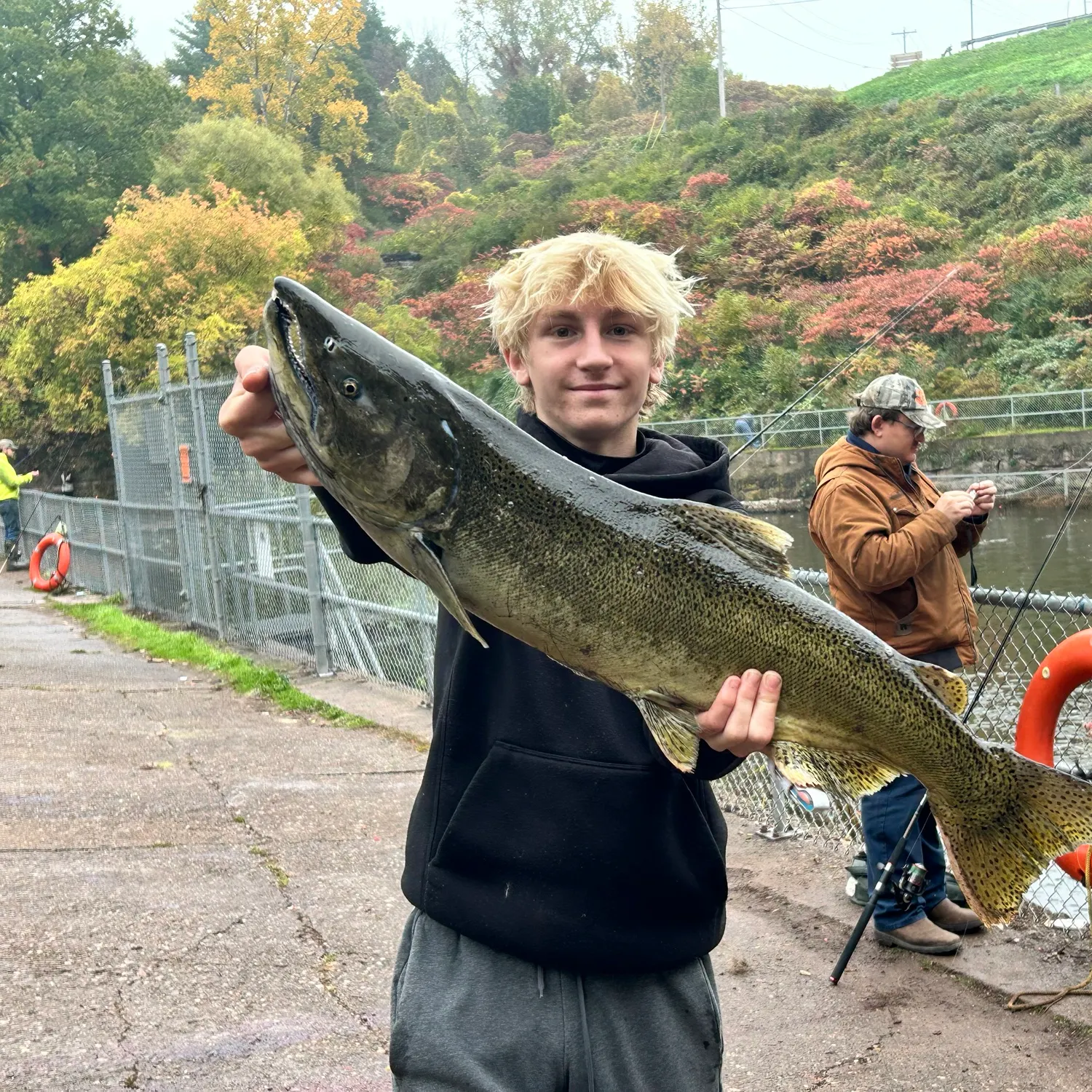 Chinook salmon caught on Fishbrain