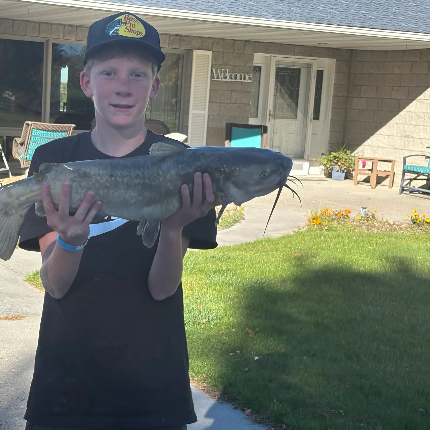 Channel catfish caught on Fishbrain