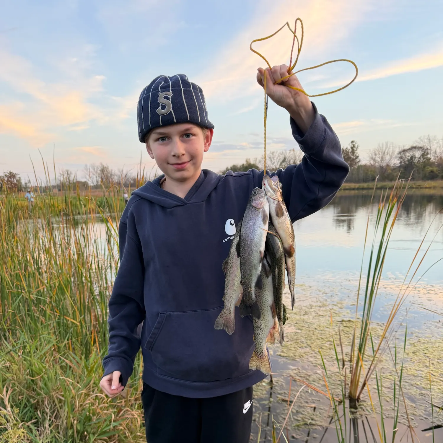 Rainbow trout caught on Fishbrain