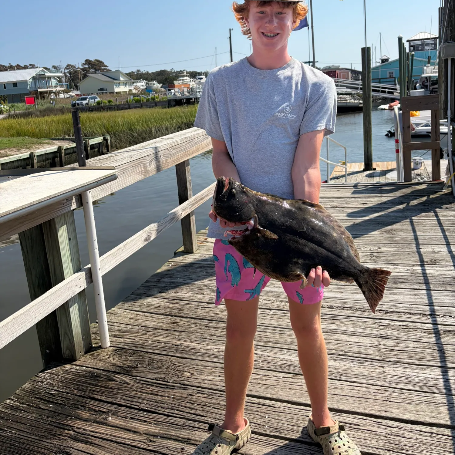 Summer flounder caught on Fishbrain