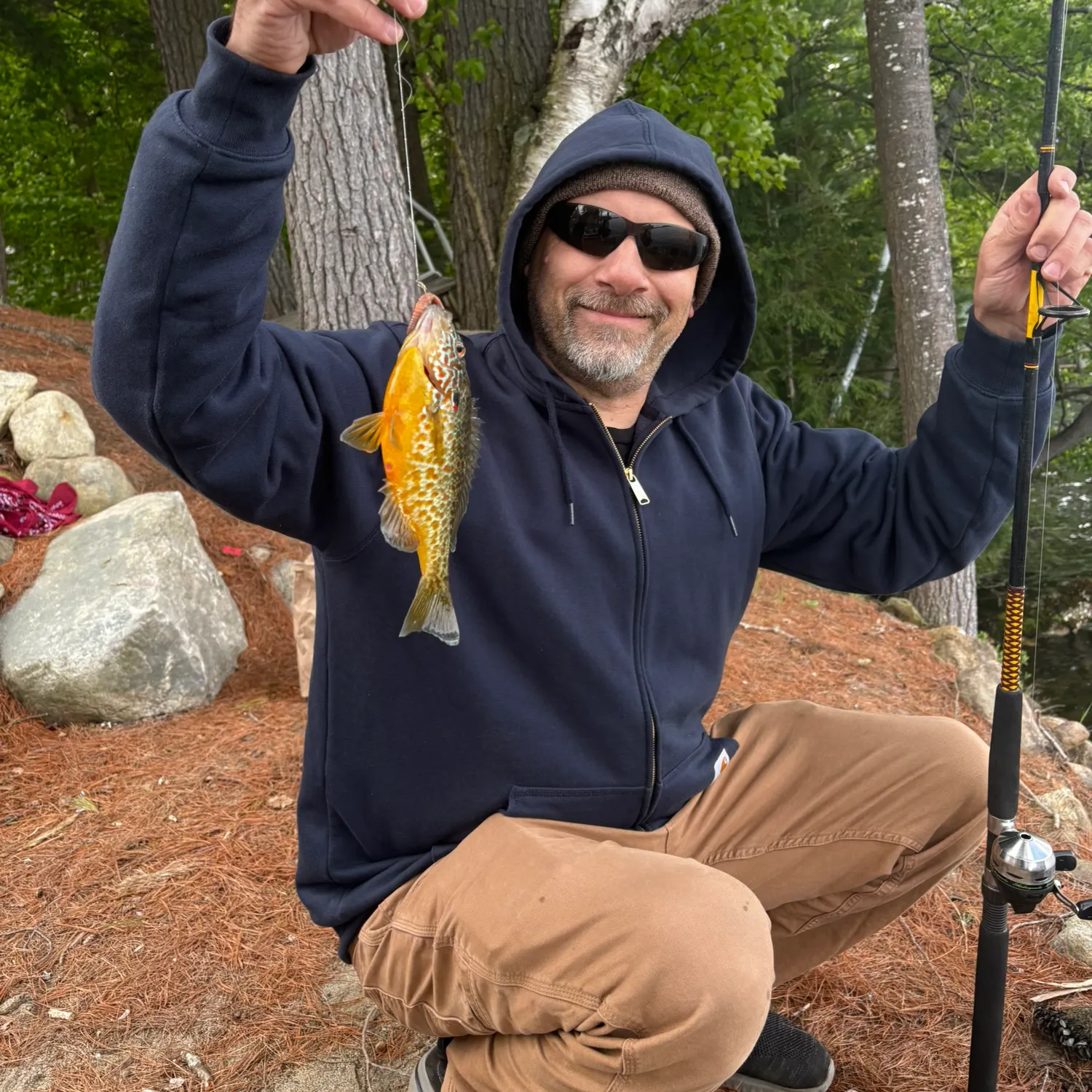 The most recent Orangespotted sunfish catches on Fishbrain