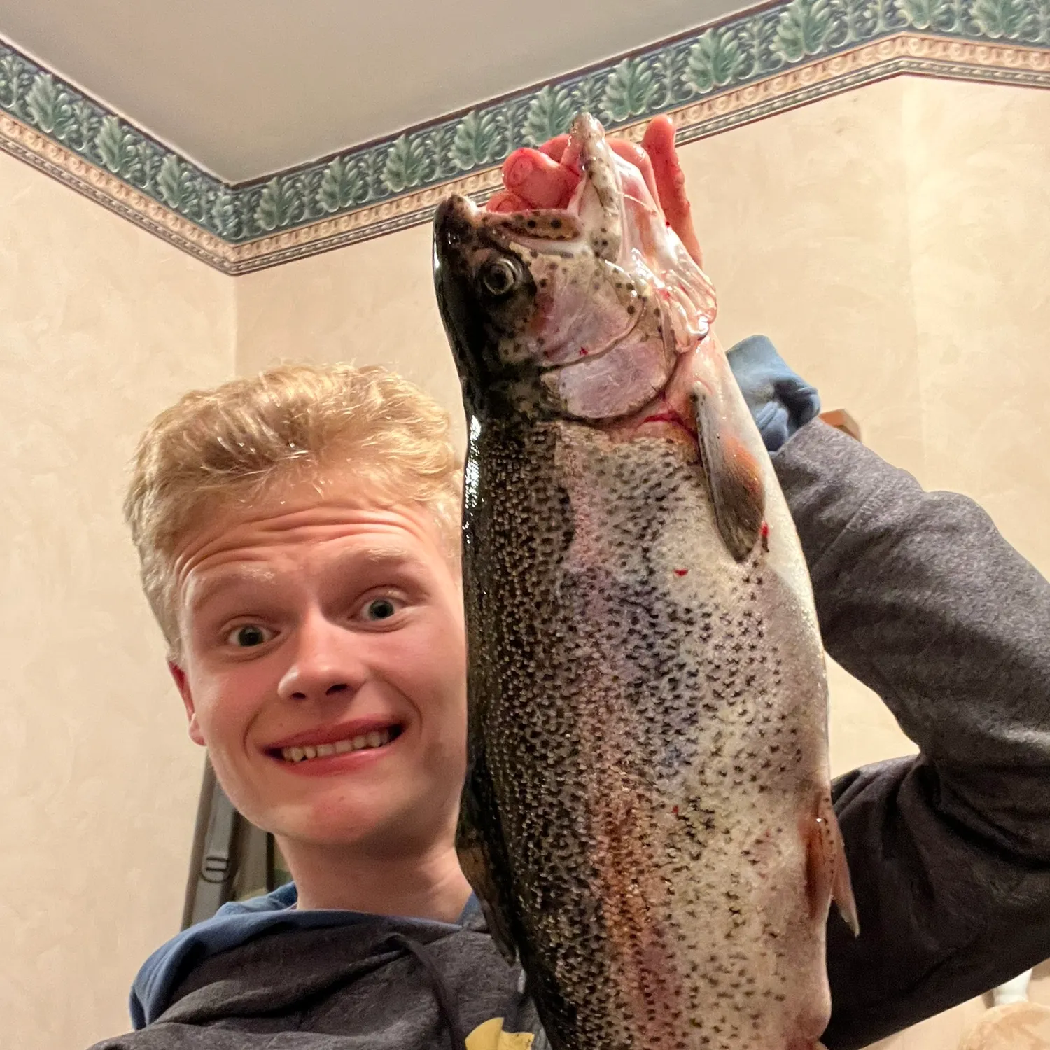 Rainbow trout caught on Fishbrain