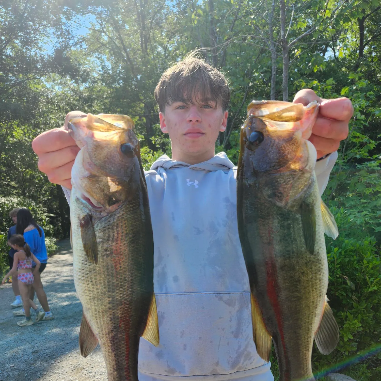 Spotted bass caught on Fishbrain