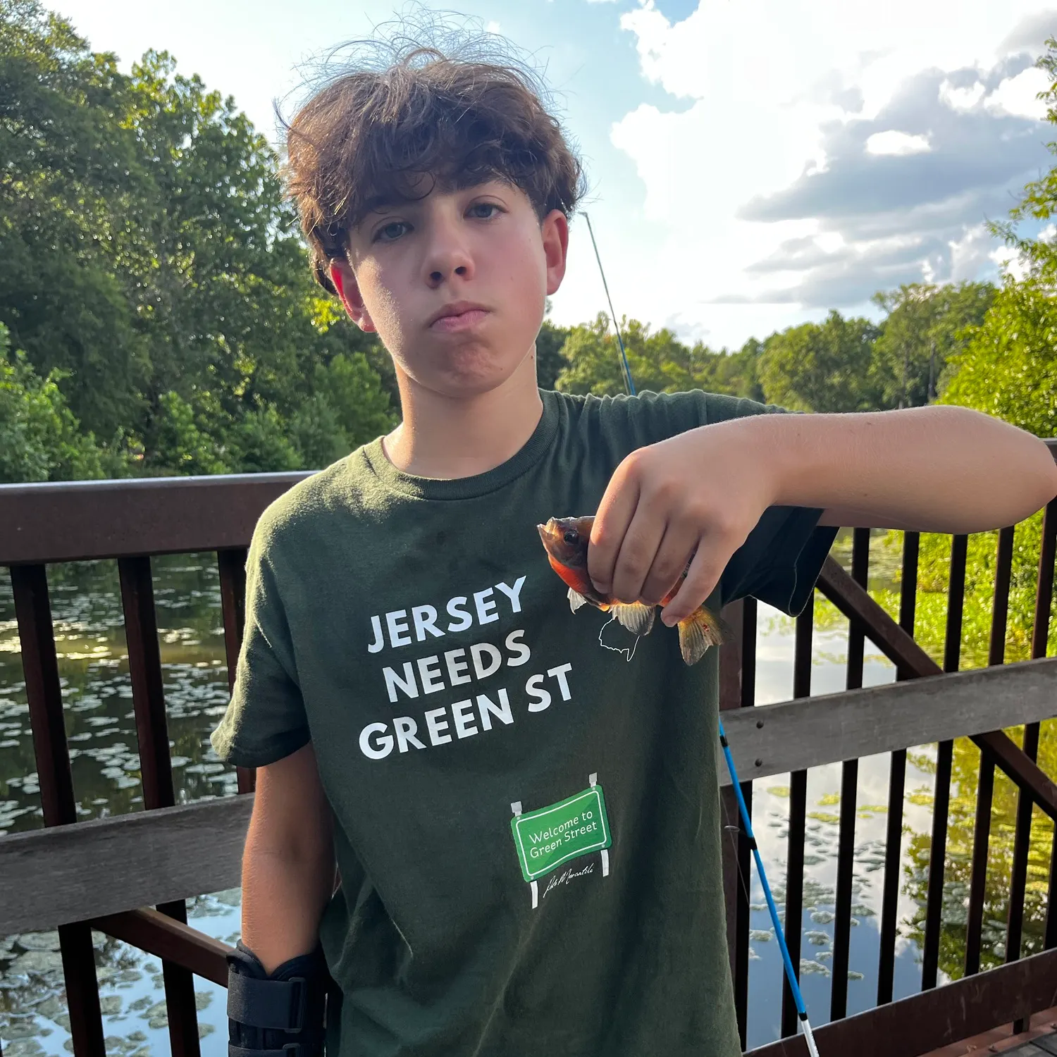 Redbreast sunfish caught on Fishbrain