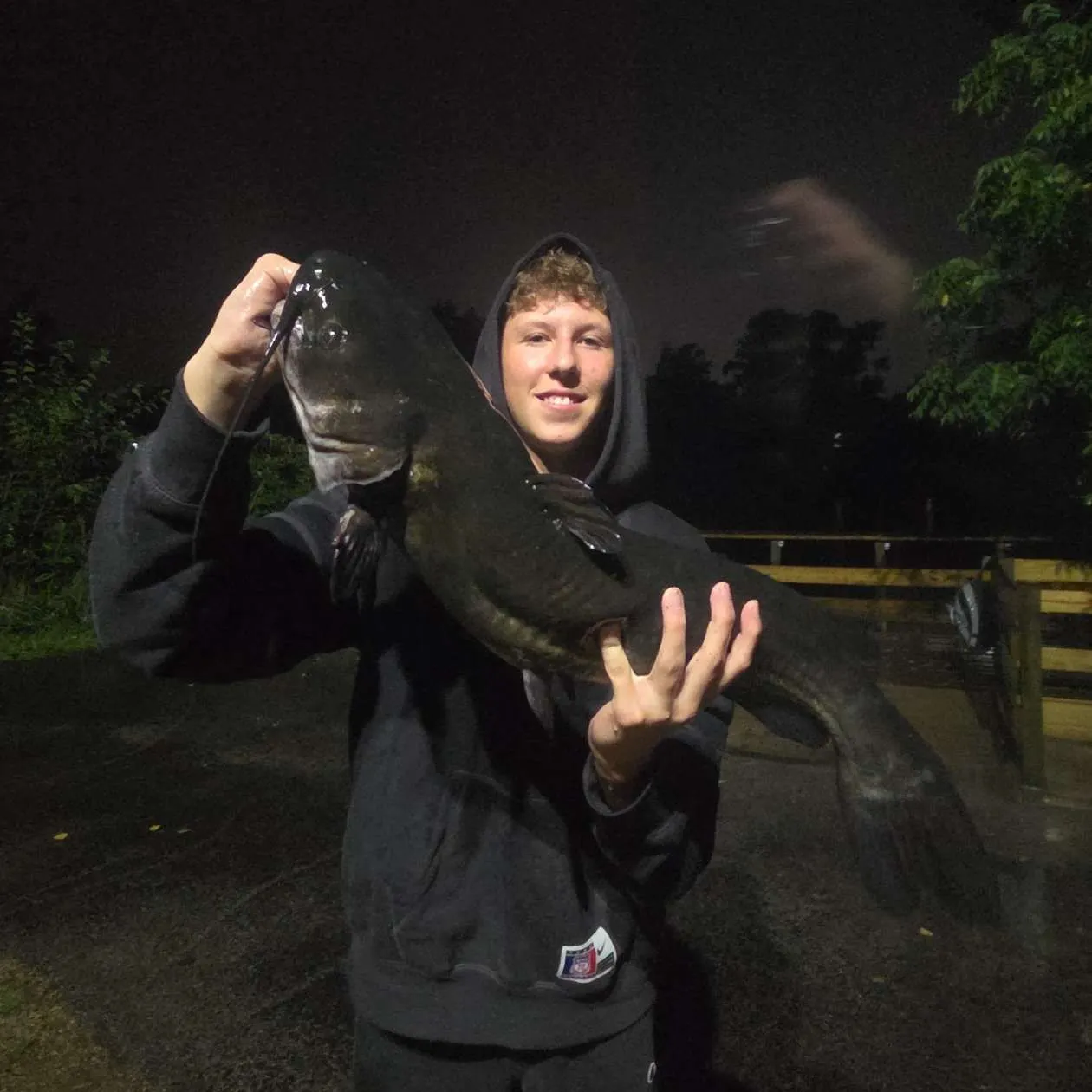 Channel catfish caught on Fishbrain
