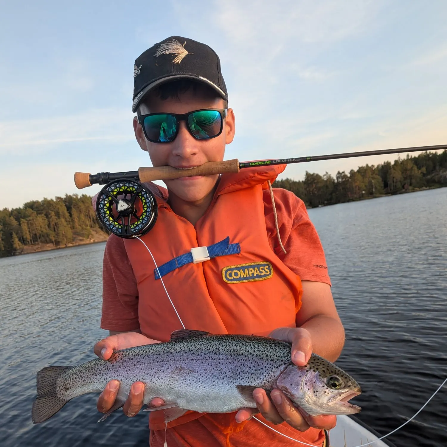 Rainbow trout caught on Fishbrain