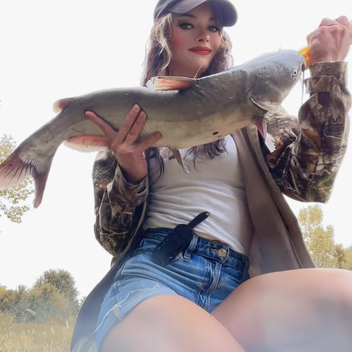 Blue catfish caught on Fishbrain