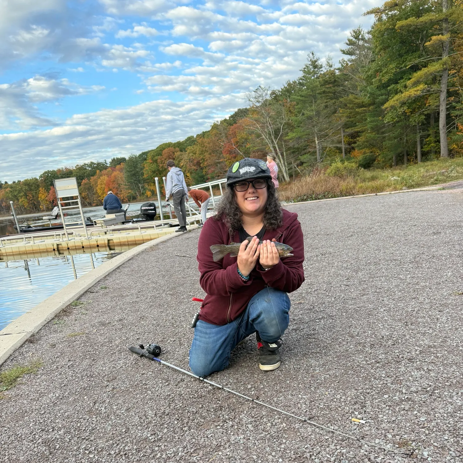 Rainbow trout caught on Fishbrain