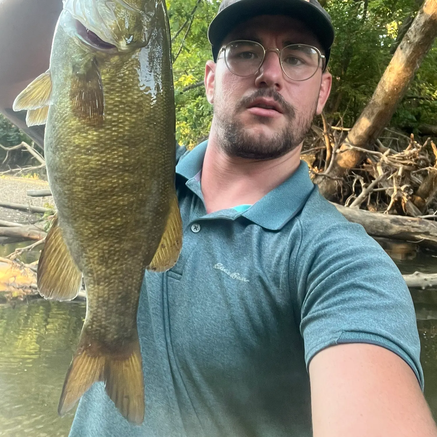 Smallmouth bass caught on Fishbrain