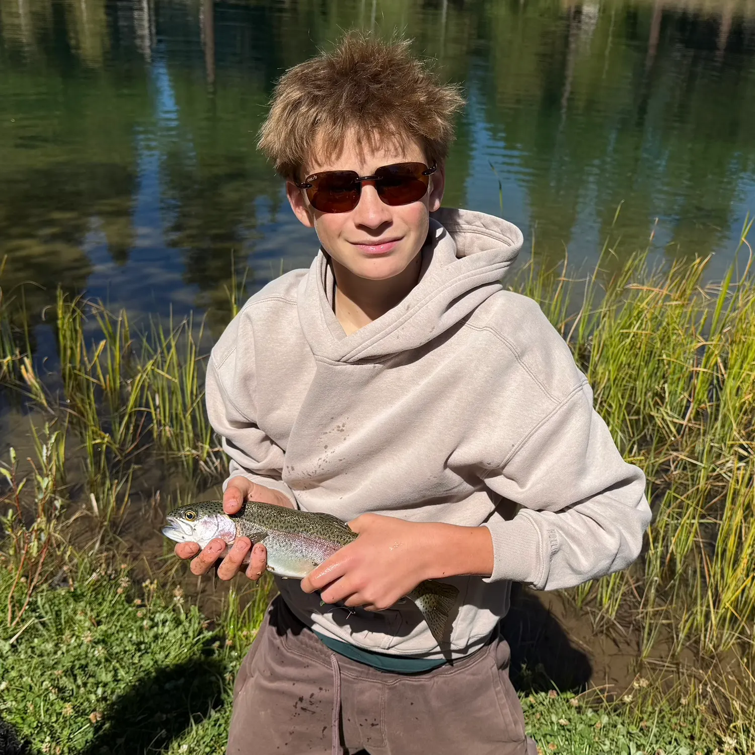 Rainbow trout caught on Fishbrain
