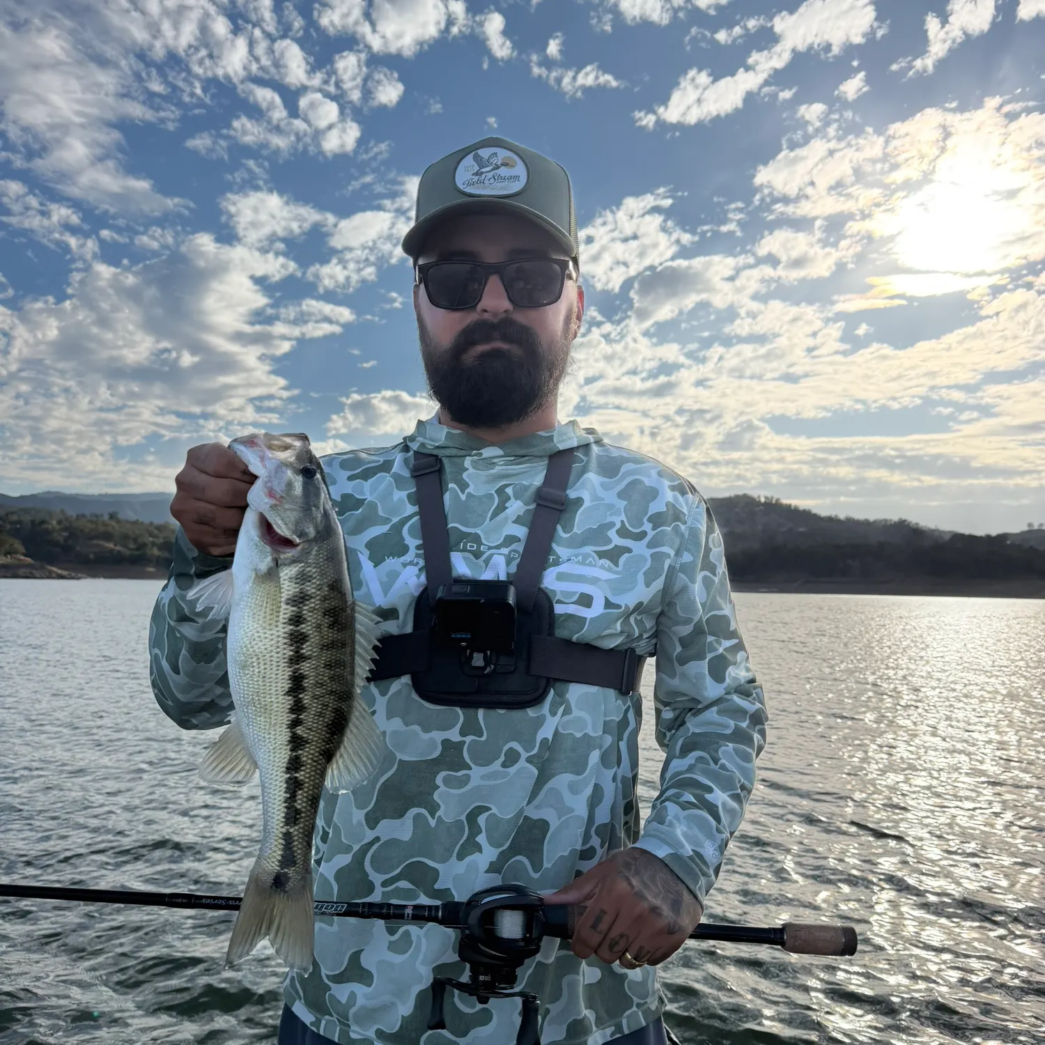 Spotted bass caught on Fishbrain