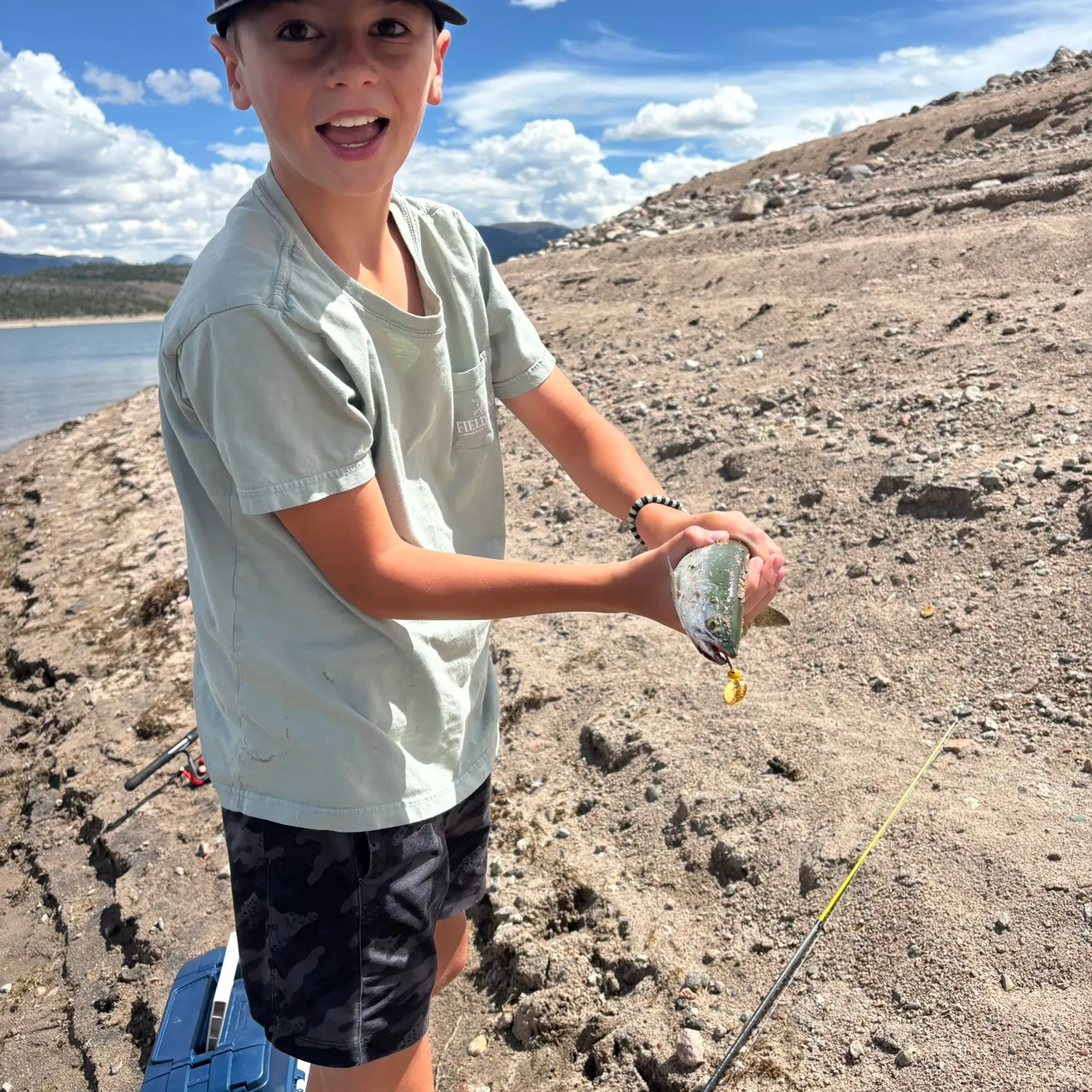 Chinook salmon caught on Fishbrain